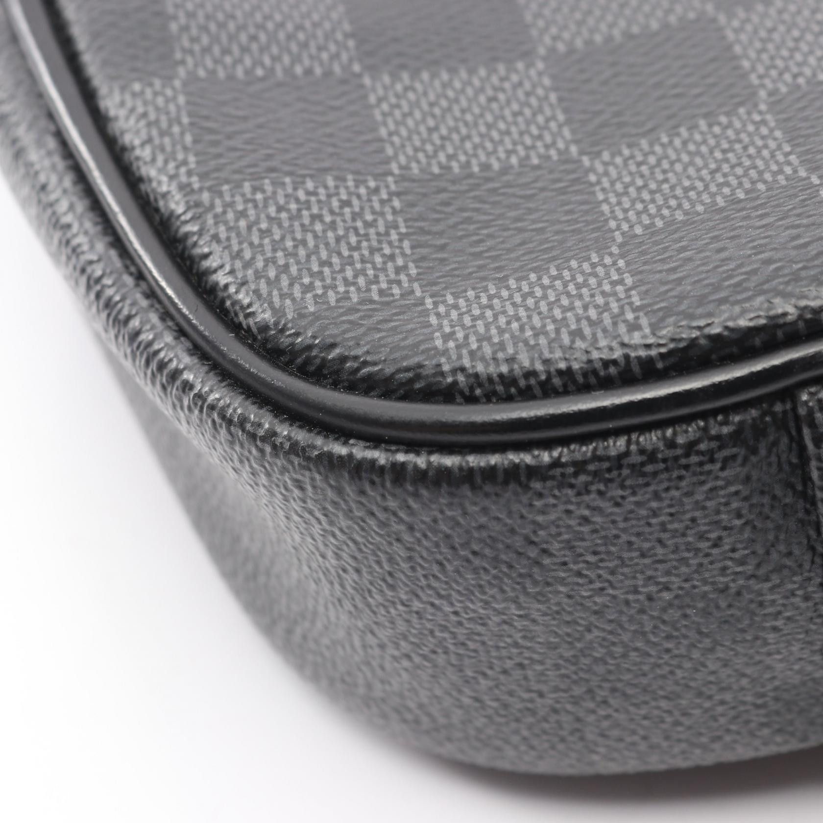 Louis Vuitton Louis Vuitton Louis Vuitton Ambreuil Damier Graphite waist bag Textile Belt Bag N41289 DUTY FREE for USA Size ONE SIZE - 9 Thumbnail