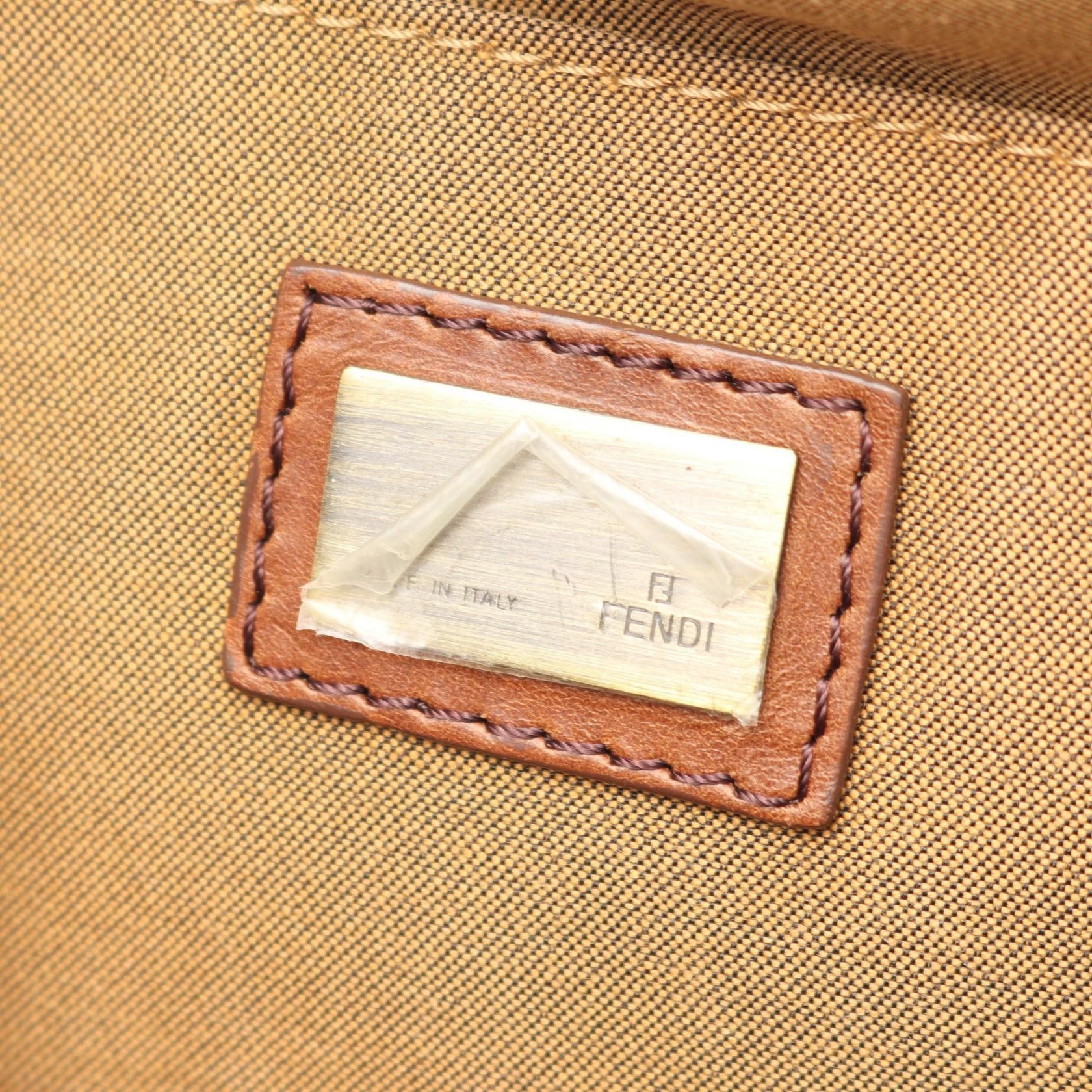 Fendi Fendi Fendi Zucca Canvas Leather Shoulder Bag Textile Shoulder Bag 7VA152 DUTY FREE for USA Size ONE SIZE - 4 Thumbnail