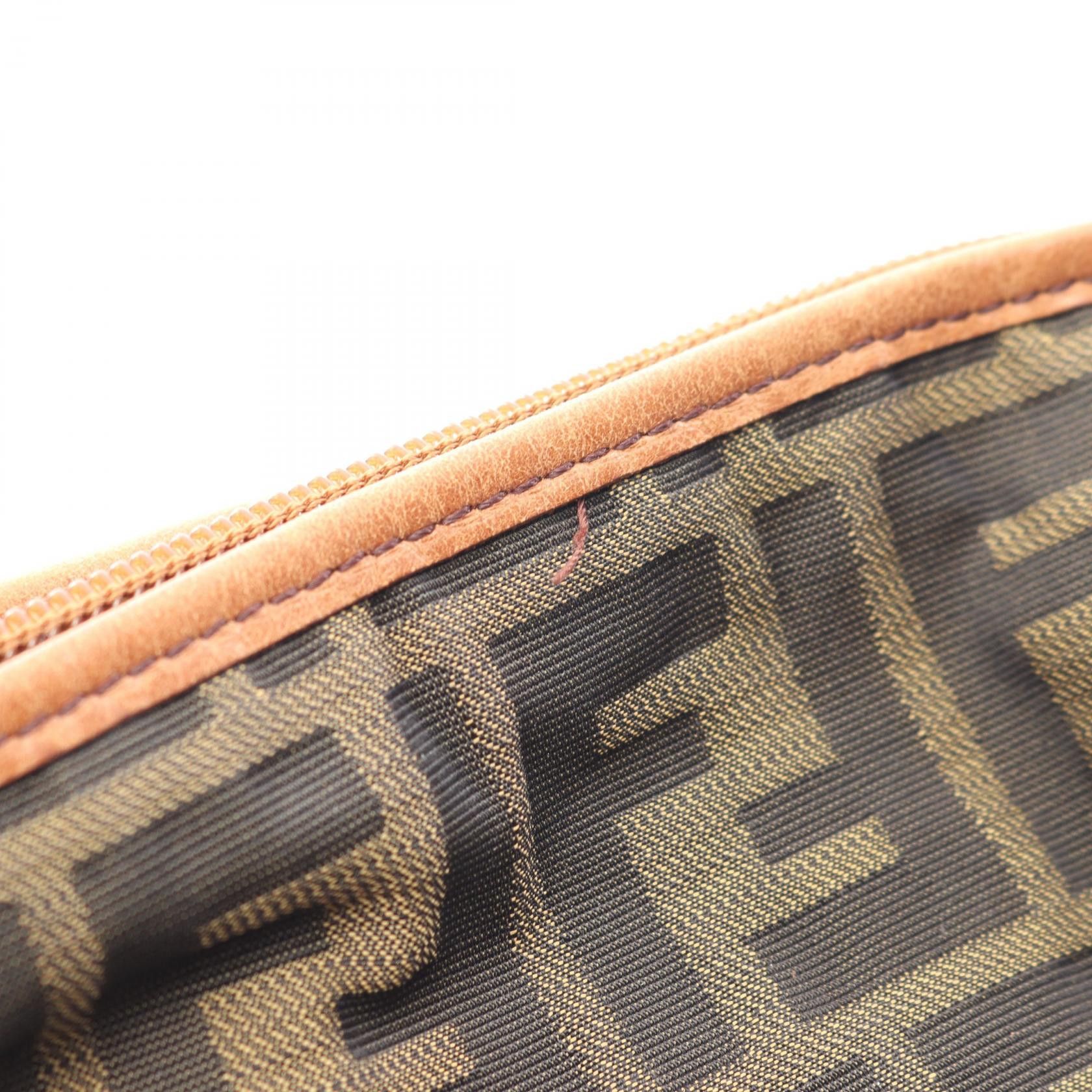 Fendi Fendi Fendi Zucca Canvas Leather Shoulder Bag Textile Shoulder Bag 7VA152 DUTY FREE for USA Size ONE SIZE - 8 Thumbnail
