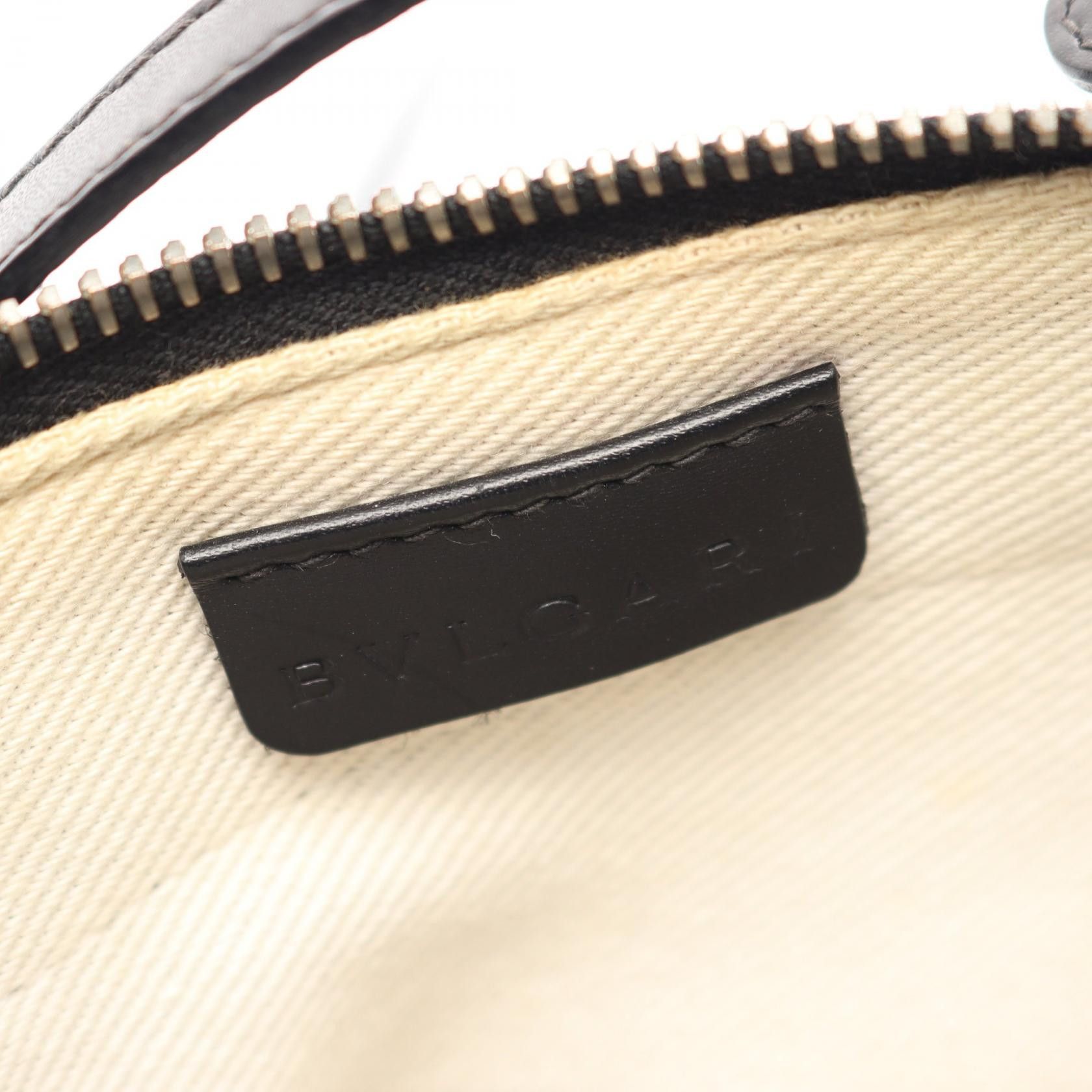 Bvlgari Bvlgari Bvlgari Logo Mania Canvas Leather Shoulder Bag Leather Shoulder Bag DUTY FREE for USA Size ONE SIZE - 4 Thumbnail
