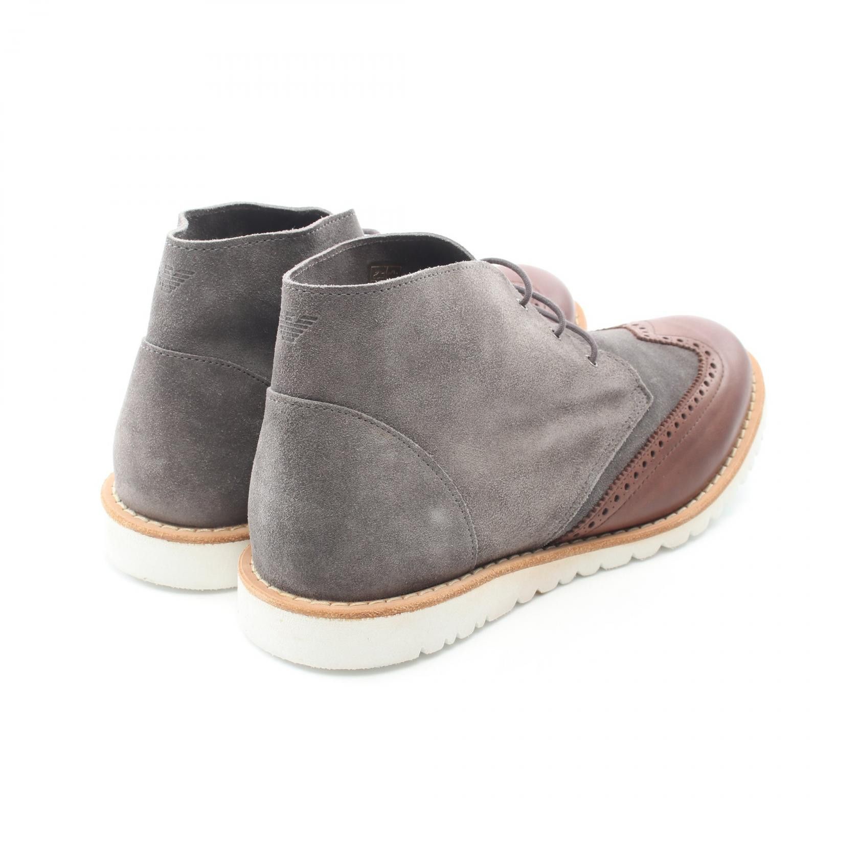 Emporio Armani Emporio Armani Emporio Armani Suede Leather Chukka Boots Leather Shoes DUTY FREE for USA Size ONE SIZE - 2 Thumbnail