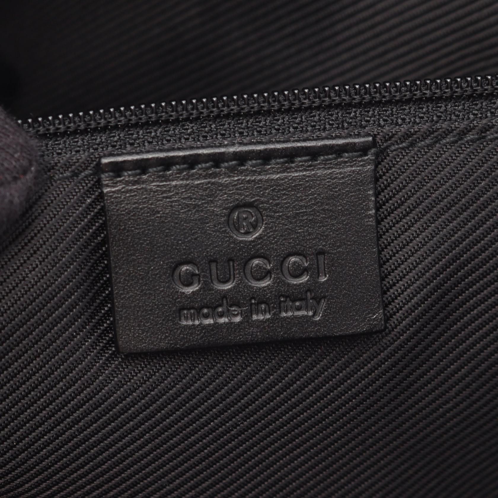 Gucci Gucci Gucci Canvas Leather Shoulder Bag Leather Shoulder Bag 90477 DUTY FREE for USA Size ONE SIZE - 4 Thumbnail