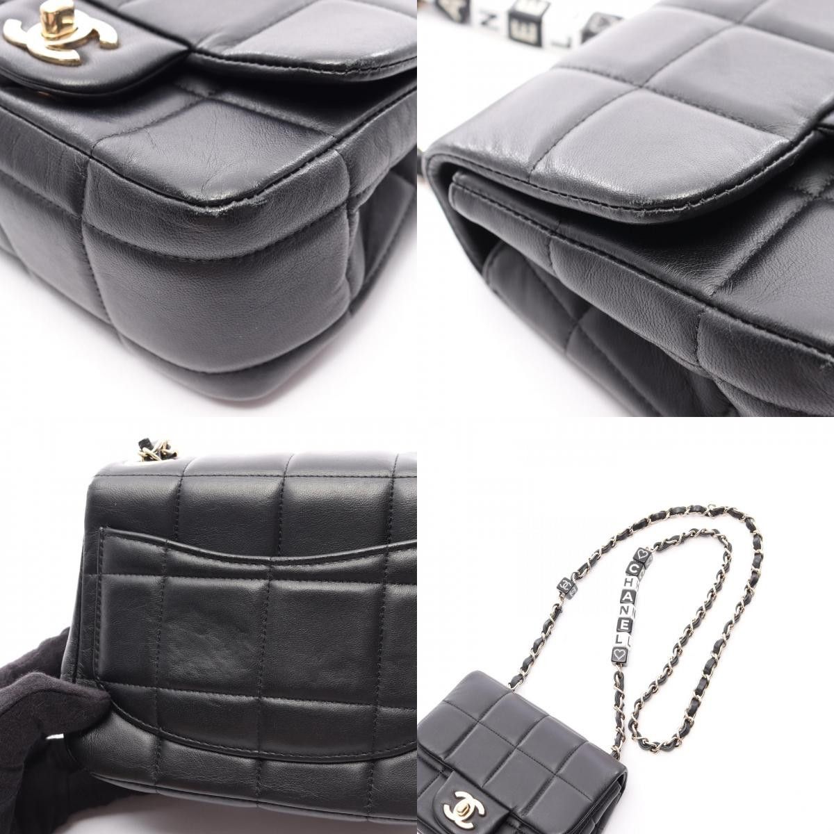 Chanel Chanel Chanel Mini Flap Lambskin Shoulder Bag Leather Shoulder Bag AS3744 DUTY FREE for USA Size ONE SIZE - 10 Thumbnail