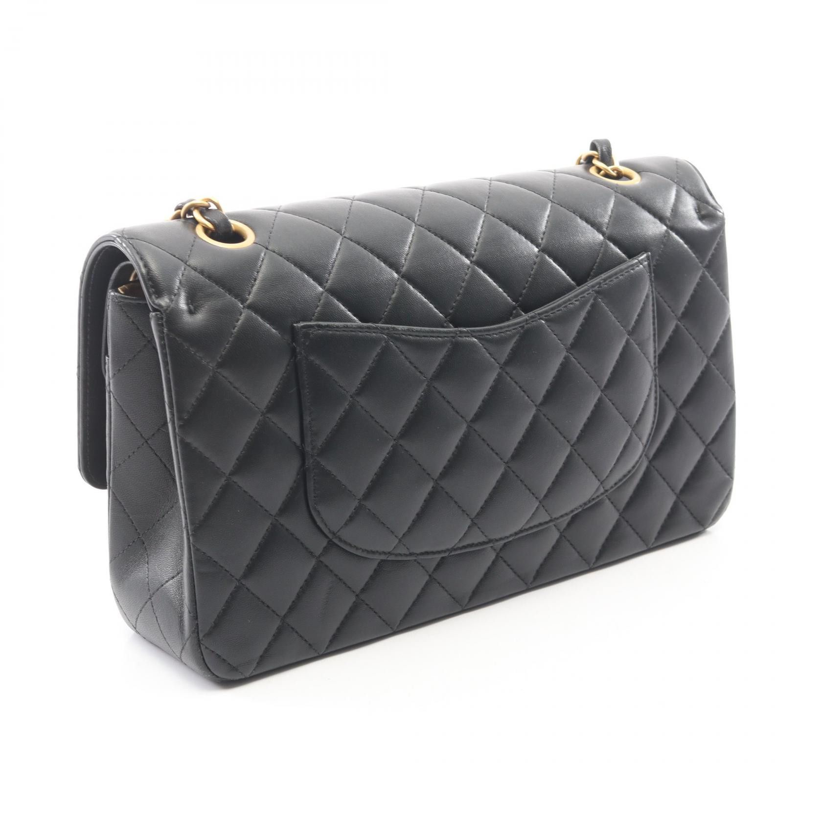 Chanel Chanel CHANEL Matelasse W Flap Lambskin Shoulder Bag Leather Shoulder Bag A01112 DUTY FREE for USA Size ONE SIZE - 2 Thumbnail