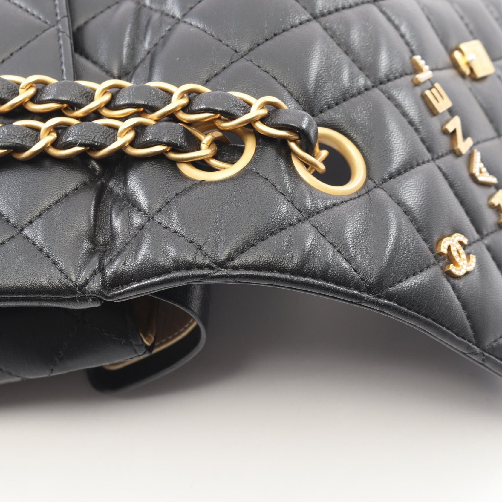Chanel Chanel CHANEL Matelasse W Flap Lambskin Shoulder Bag Leather Shoulder Bag A01112 DUTY FREE for USA Size ONE SIZE - 9 Thumbnail