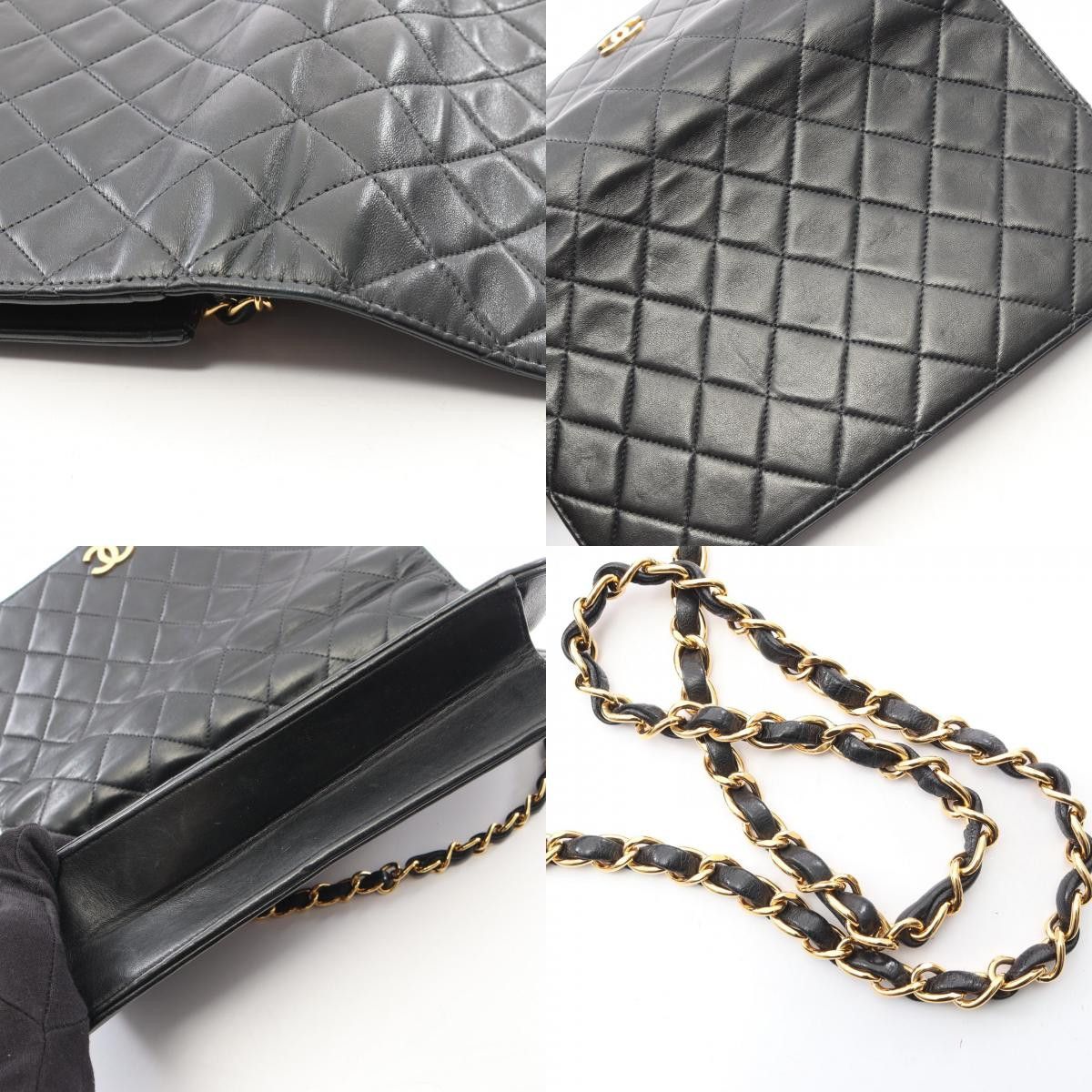 Chanel Chanel Chanel Matelasse Lambskin Shoulder Bag Leather Shoulder Bag DUTY FREE for USA Size ONE SIZE - 10 Thumbnail