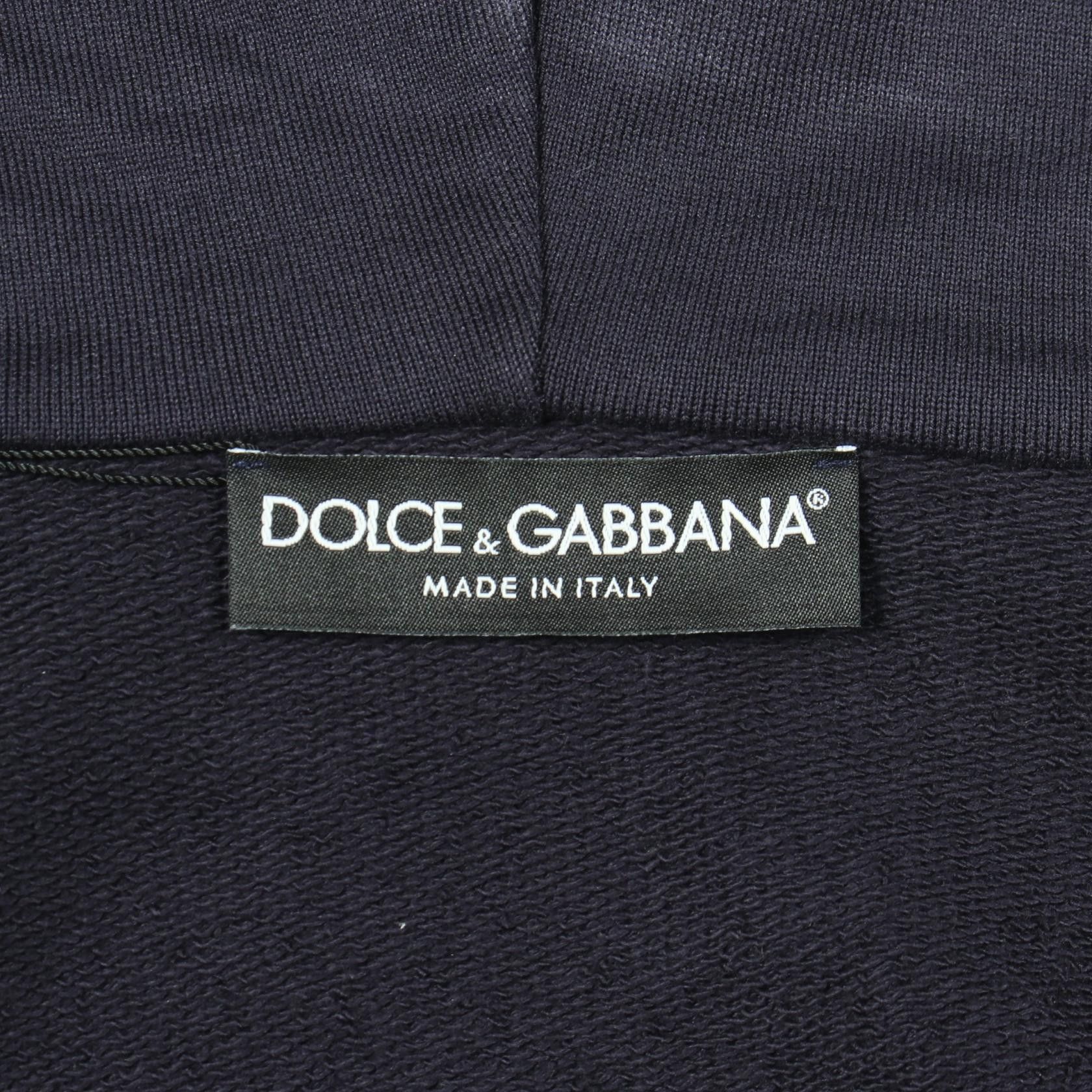 Dolce & Gabbana Dolce & Gabbana Dolce & Gabbana Cotton Hoodie Textile Sweatshirts & Hoodies G9GC7T DUTY FREE for USA Size ONE SIZE - 3 Thumbnail