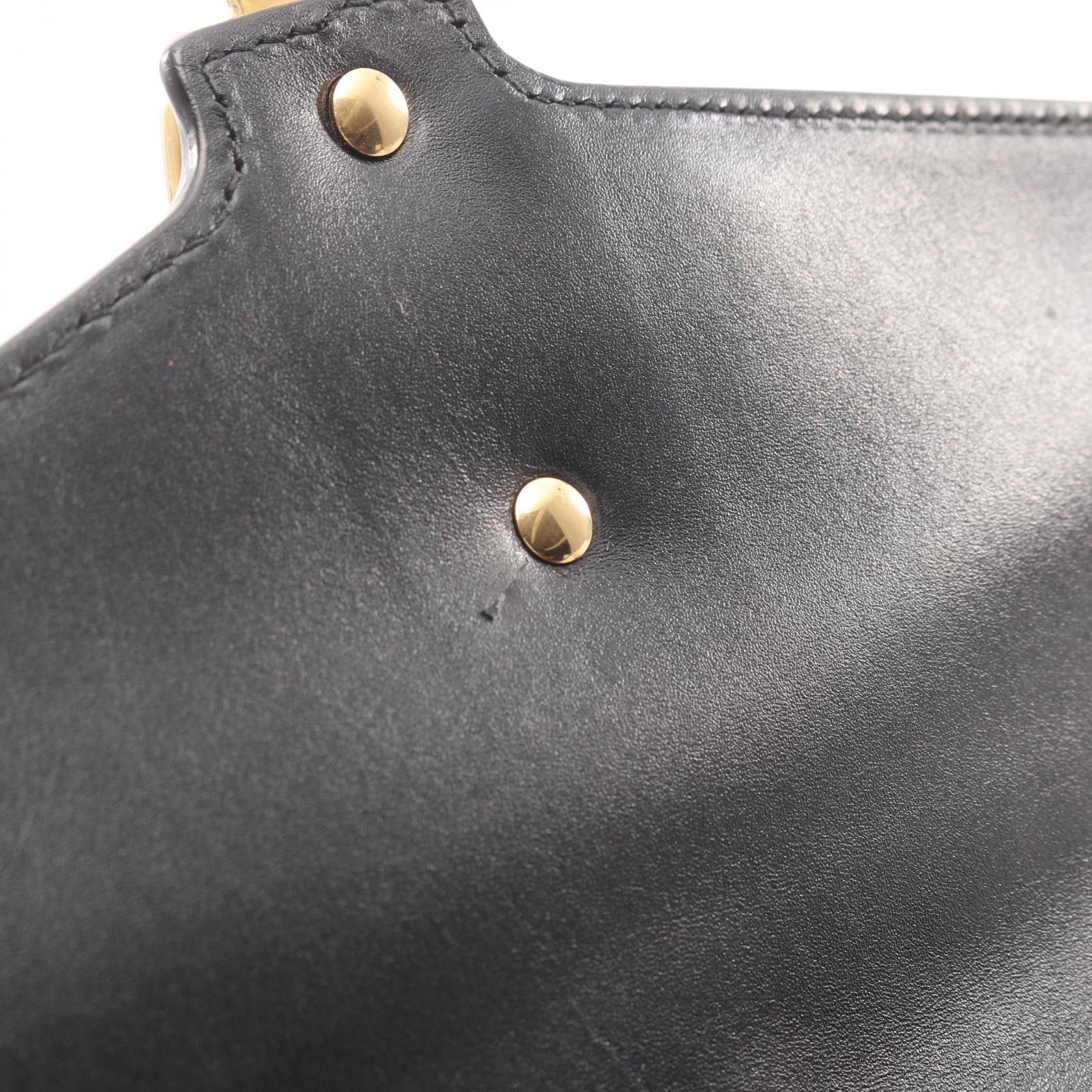 Gucci Gucci Gucci Sylvie Small Leather Shoulder Bag Leather Shoulder Bag 421882 DUTY FREE for USA Size ONE SIZE - 7 Thumbnail