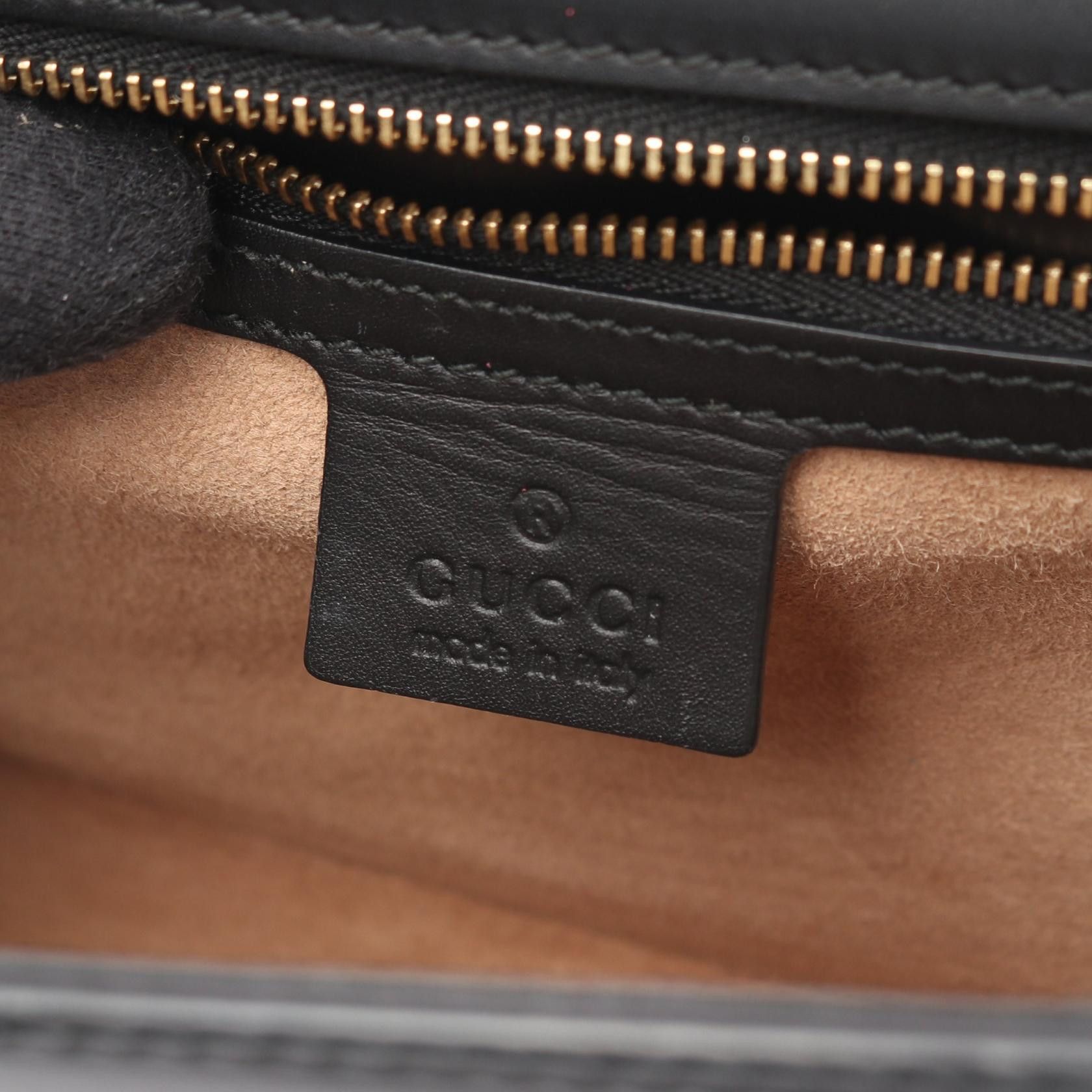 Gucci Gucci Gucci Sylvie Small Leather Shoulder Bag Leather Shoulder Bag 421882 DUTY FREE for USA Size ONE SIZE - 4 Thumbnail