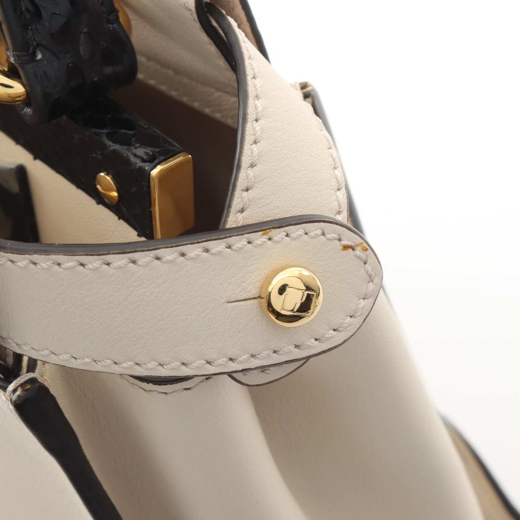 Fendi Fendi FENDI Peekaboo Regular 2way bag Leather Handbag 8BN290-A0VI DUTY FREE for USA Size ONE SIZE - 8 Thumbnail