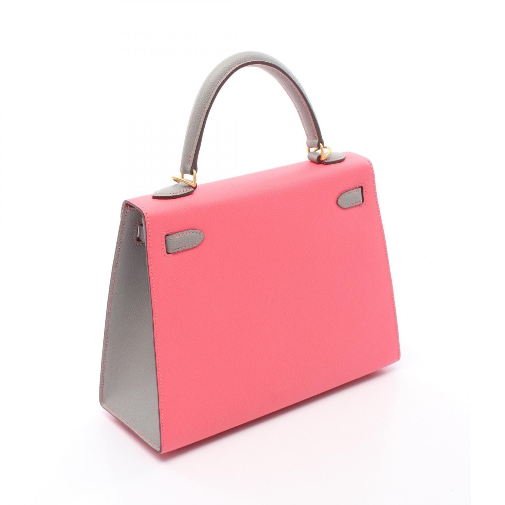 Hermes Hermes Hermes Kelly25 Calfskin Handbag Leather Handbag A DUTY FREE for USA Size ONE SIZE - 2 Thumbnail