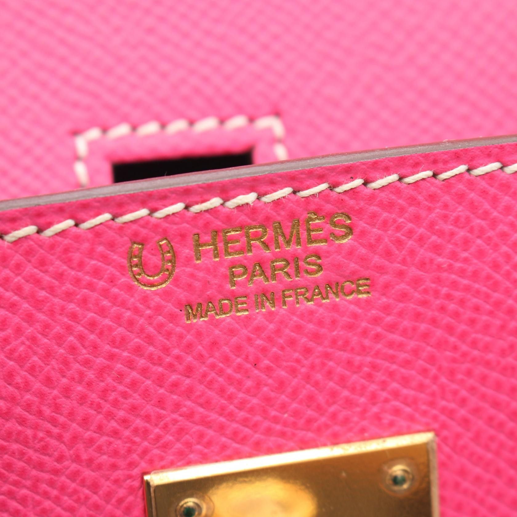 Hermes Hermes Hermes Birkin30 Vau Epsom Leather Handbag P DUTY FREE for USA Size ONE SIZE - 4 Thumbnail
