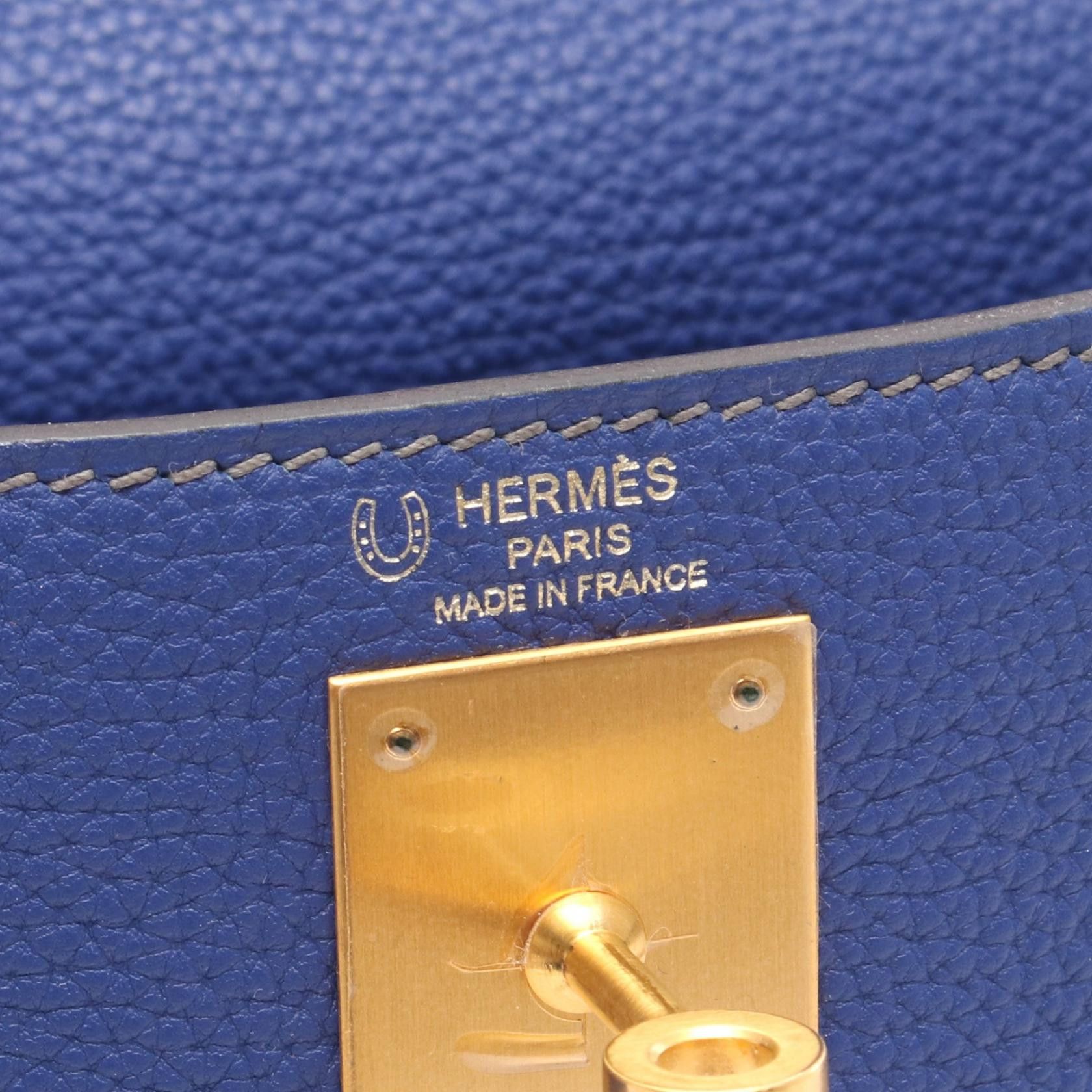 Hermes Hermes Hermes Kelly28 Togo Leather Handbag Stamp X (2016) DUTY FREE for USA Size ONE SIZE - 4 Thumbnail