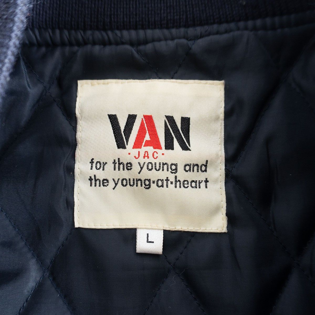 Vintage VAN JAC Leather sleeve varsity jacket Size L Size US L / EU 52-54 / 3 - 5 Thumbnail