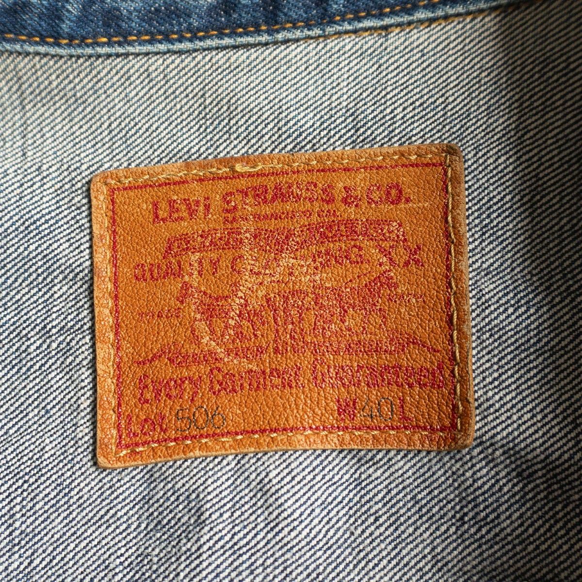 Levi's Levi's 506XX Big E Jacket Size 40 Size US XXS / EU 40 - 4 Thumbnail