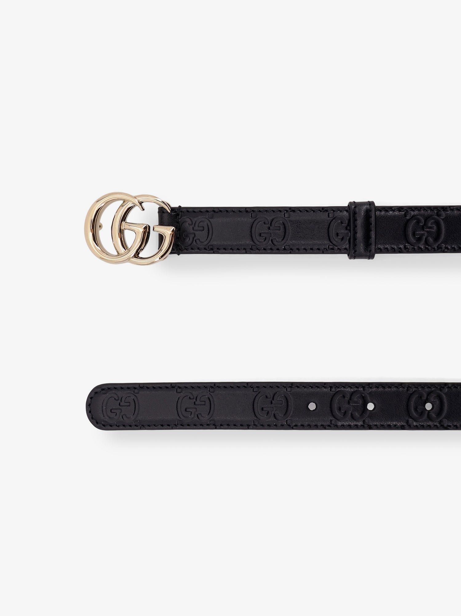 Gucci Gucci Leather belt with all-over GG logo 75 Women - USA Tariffs Included Size ONE SIZE - 3 Thumbnail