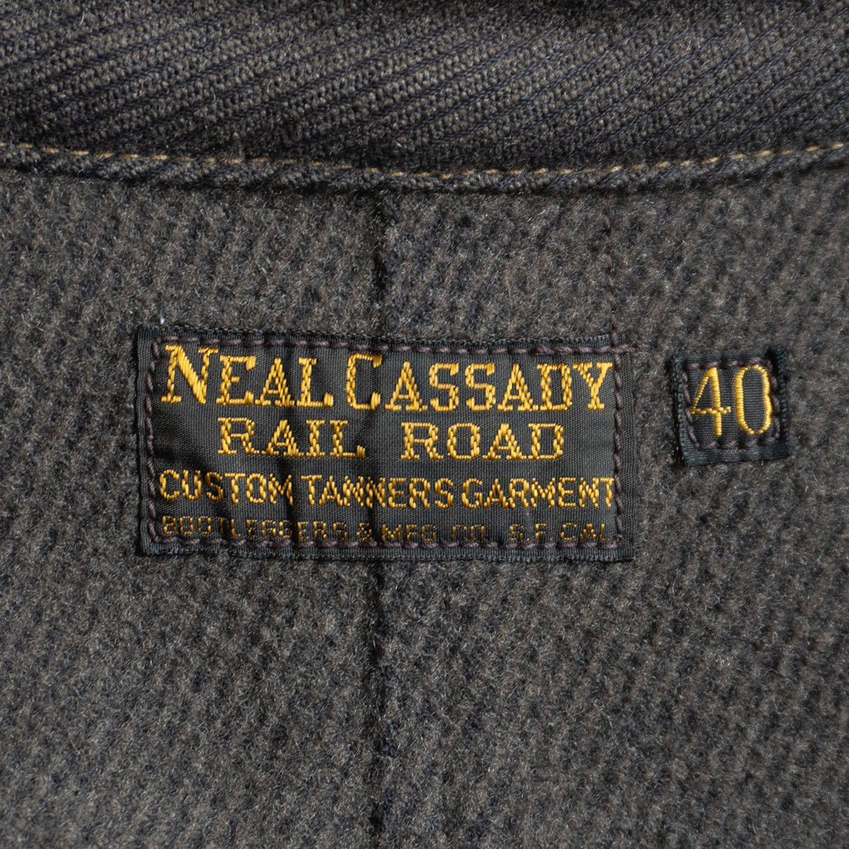 Vintage BOOTLEGGERS 40 BRAKEMAN COAT Jacket Size 40 Size US XXS / EU 40 - 5 Thumbnail