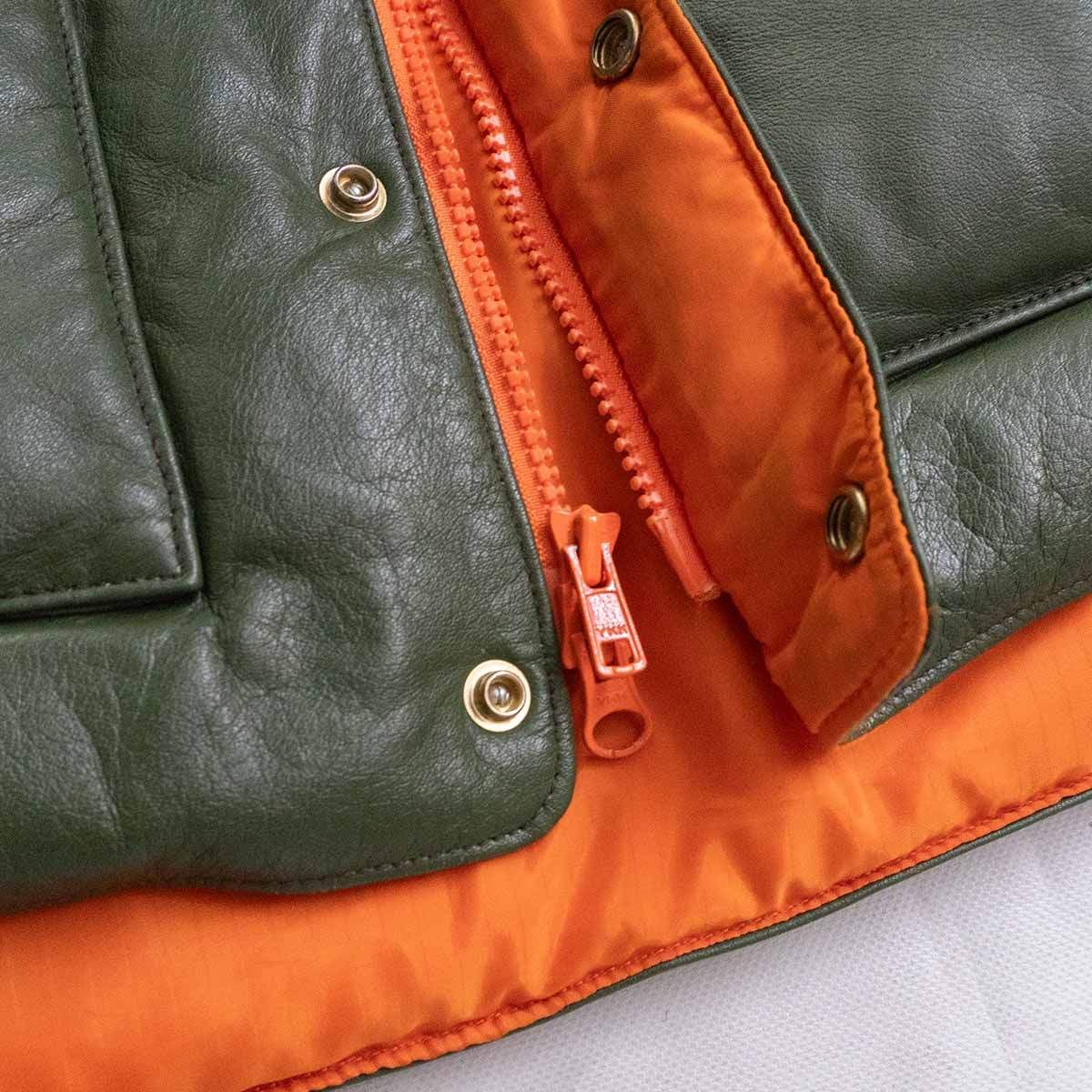 Rainbow Country Rainbow Country Leather Down Jacket Size L Size US L / EU 52-54 / 3 - 7 Thumbnail