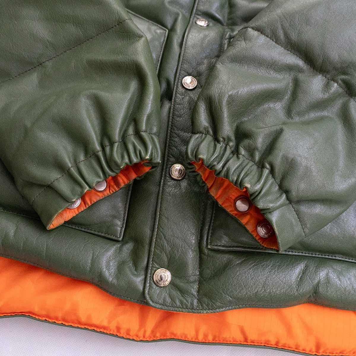 Rainbow Country Rainbow Country Leather Down Jacket Size L Size US L / EU 52-54 / 3 - 5 Thumbnail