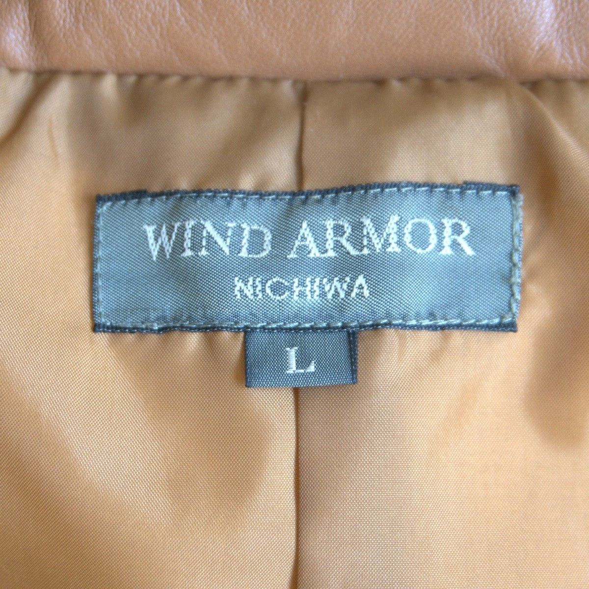 Vintage WIND ARMOR Leather Down Jacket Brown Size L Size US L / EU 52-54 / 3 - 3 Thumbnail