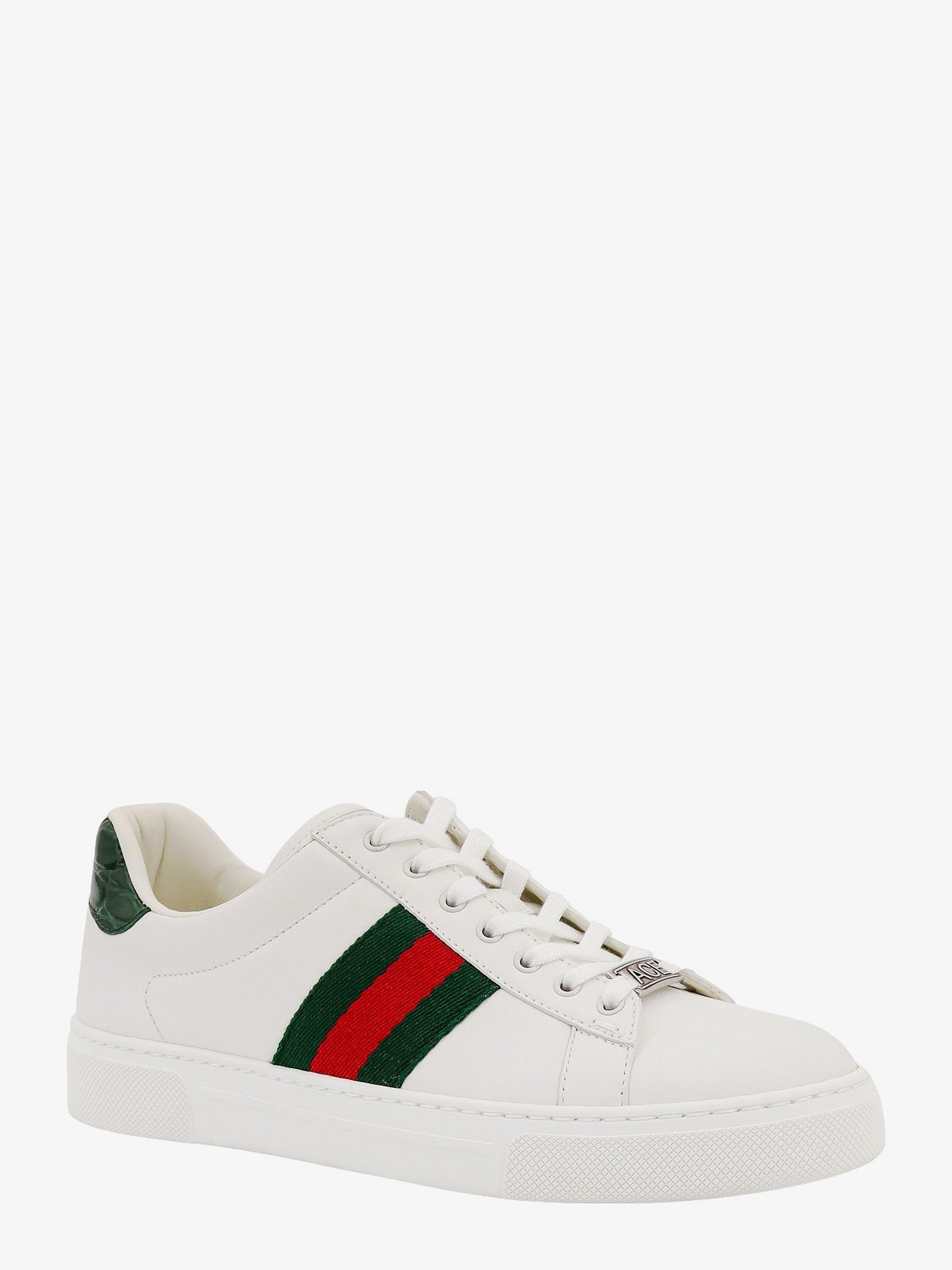 Gucci Gucci Ace leather sneakers with side Web detail IT 38.5 Women - USA Tariffs Included Size US 8.5 / IT 38.5 - 2 Thumbnail