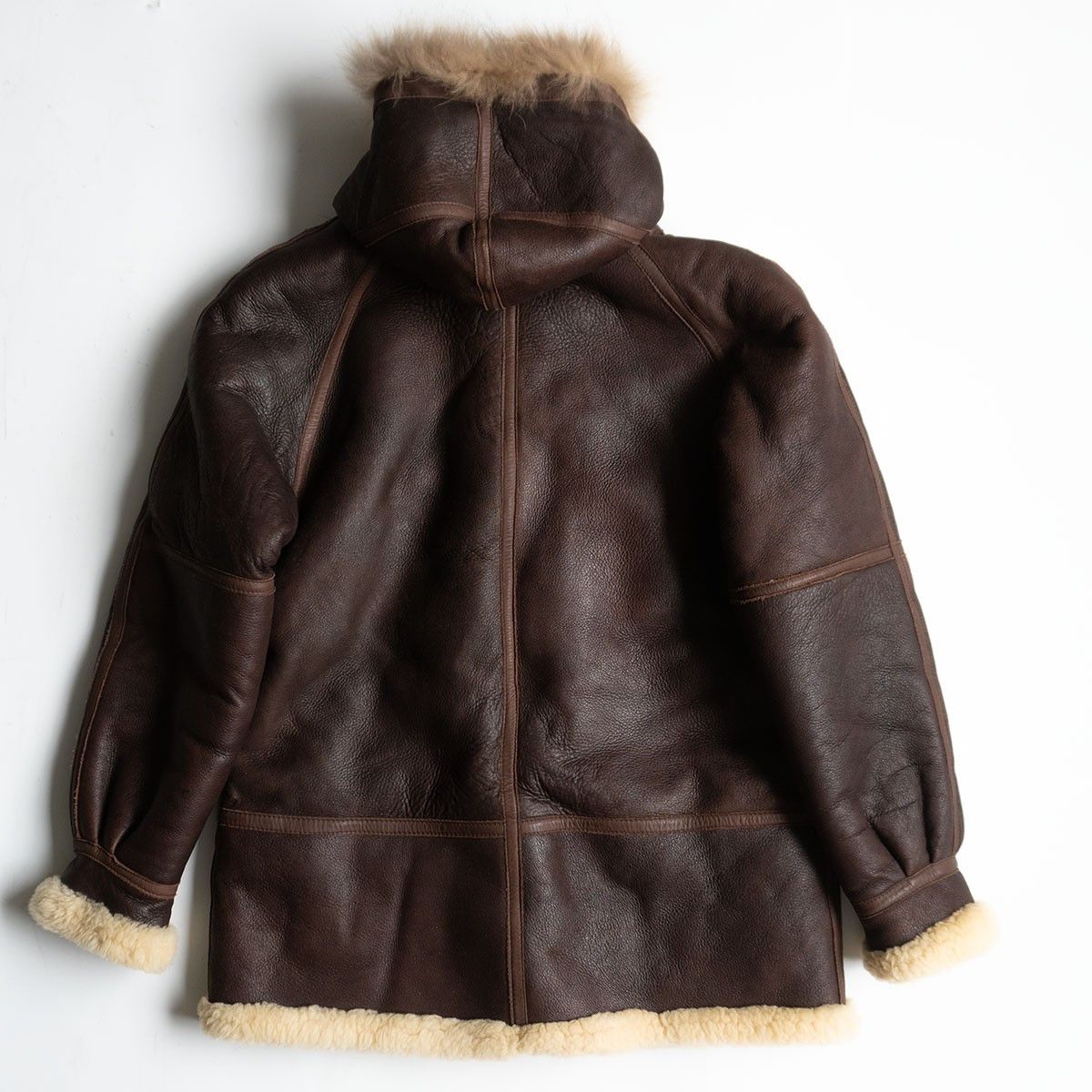 Avirex Avirex 25 B-7 Shearling Alaskan Coat Jacket Brown Size M Size US M / EU 48-50 / 2 - 2 Thumbnail