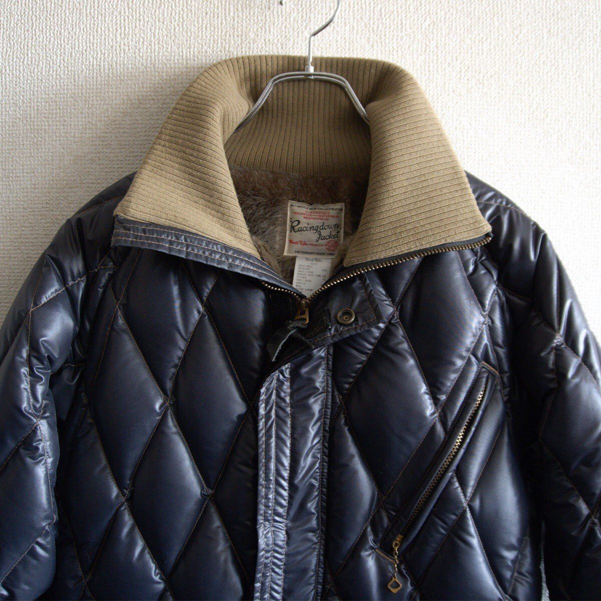 WEST RIDE WEST RIDE Quilted Racer Down Jacket Blue Size L Size US L / EU 52-54 / 3 - 2 Thumbnail