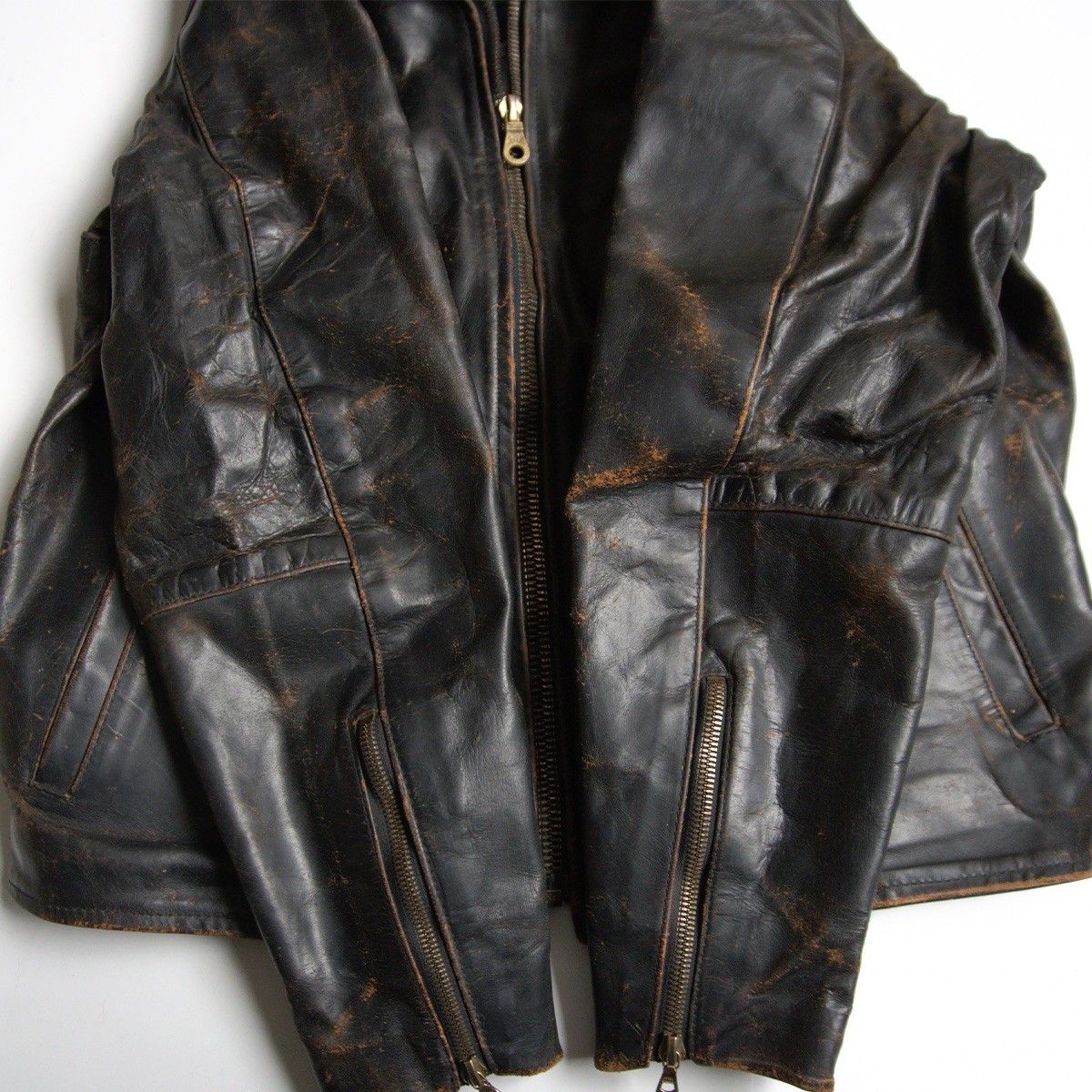 Vintage VANSON Café Racer Jacket Size 44 Size US S / EU 44-46 / 1 - 7 Thumbnail