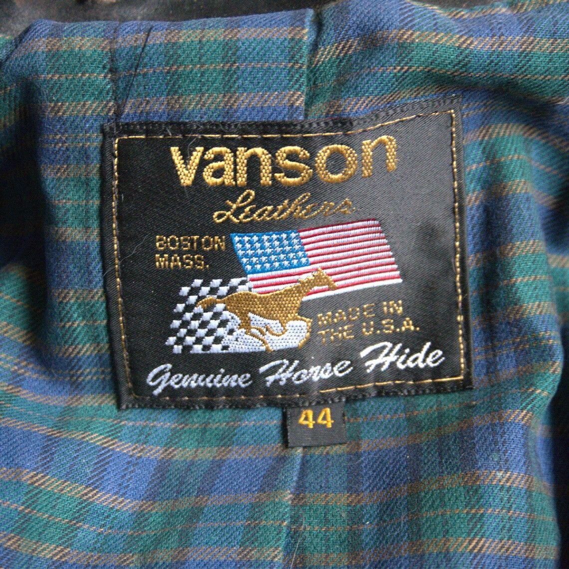 Vintage VANSON Café Racer Jacket Size 44 Size US S / EU 44-46 / 1 - 9 Thumbnail