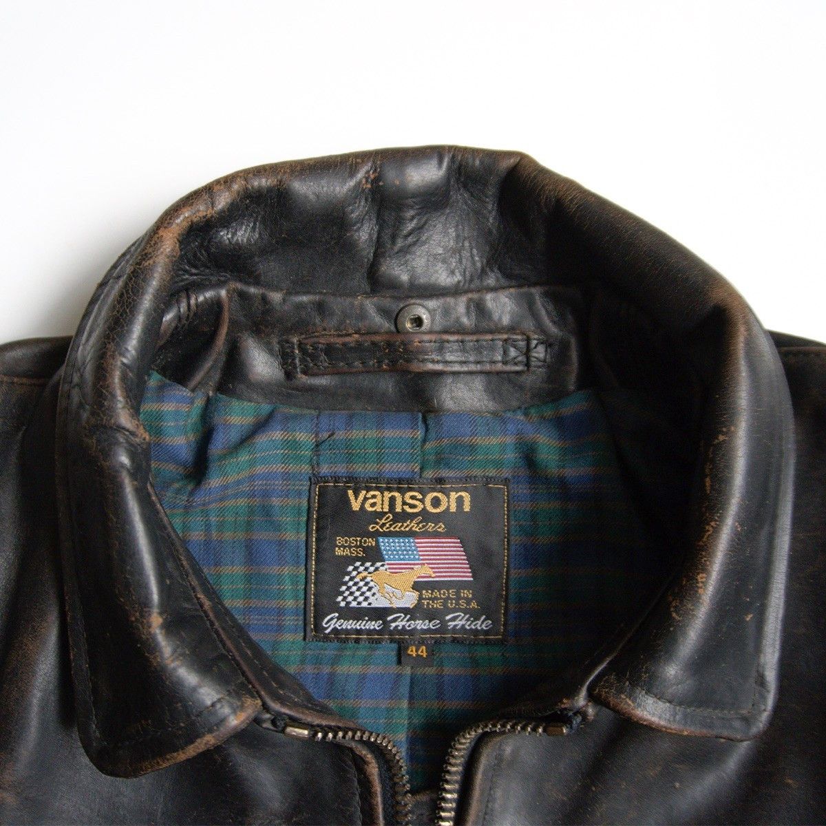 Vintage VANSON Café Racer Jacket Size 44 Size US S / EU 44-46 / 1 - 8 Thumbnail