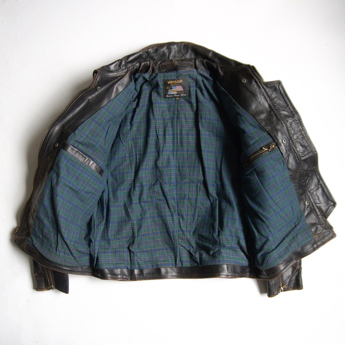 Vintage VANSON Café Racer Jacket Size 44 Size US S / EU 44-46 / 1 - 3 Thumbnail
