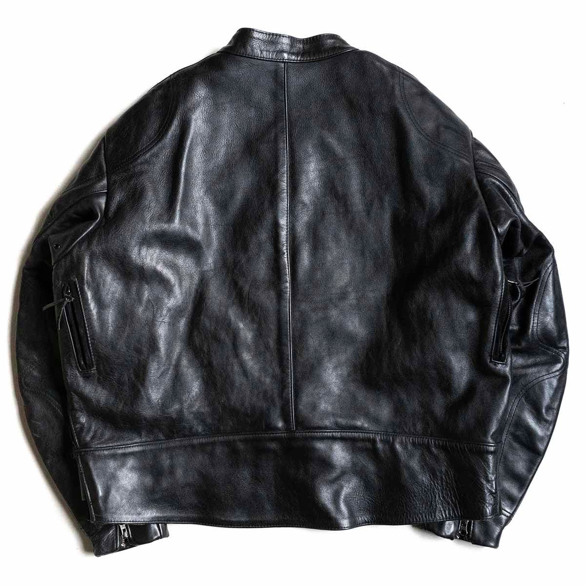 Vintage VANSON Biker Jacket Black Size 56 Size US XXL / EU 58 / 5 - 2 Thumbnail