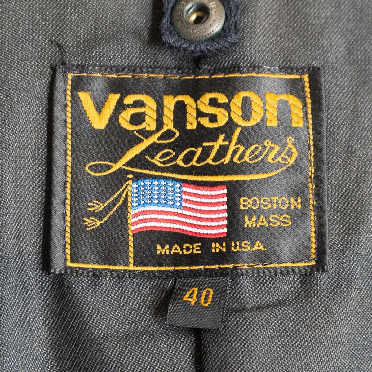 Vintage VANSON ONESTAR Biker Jacket Size 40 Size US XXS / EU 40 - 6 Thumbnail