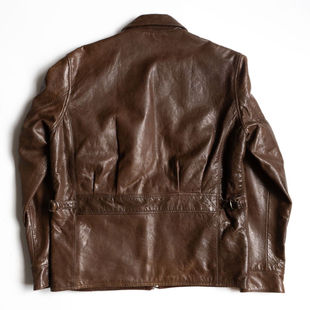 WEST RIDE WEST RIDE Goatskin Leather Jacket Brown Size 38 Size US L / EU 52-54 / 3 - 2 Thumbnail