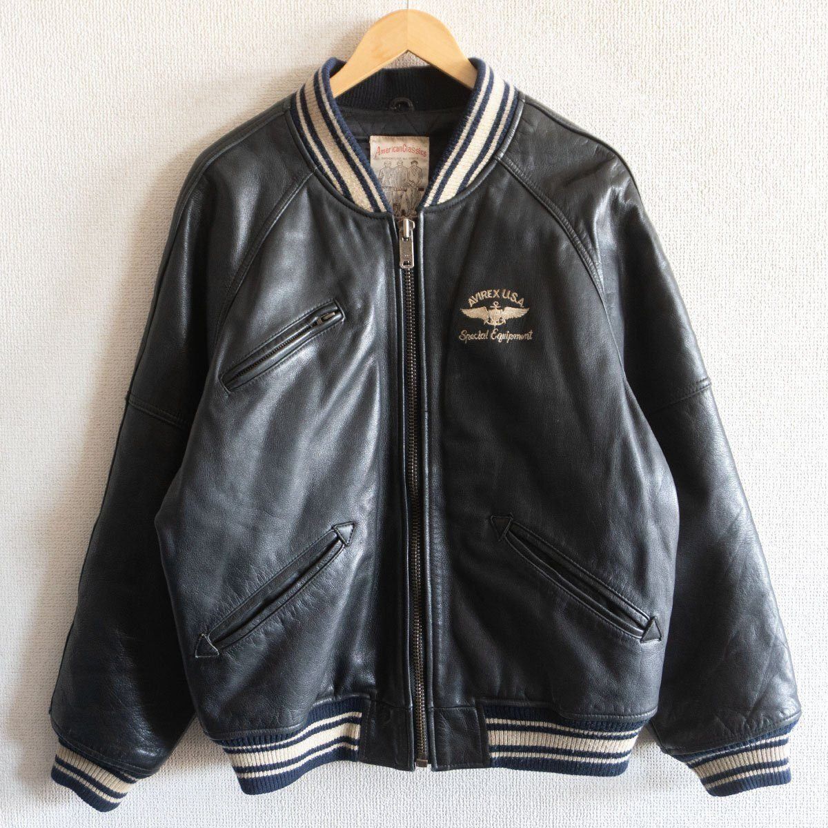 Avirex Avirex Leather varsity jacket Size XL Size US XL / EU 56 / 4 - 2 Thumbnail
