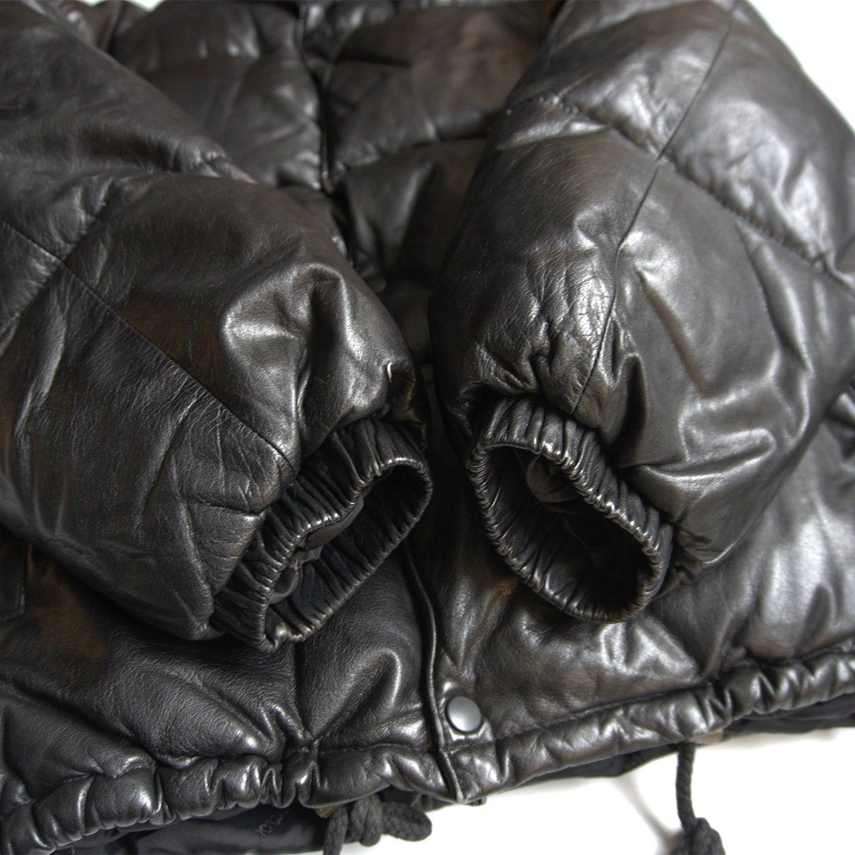Vintage WIND ARMOR Leather Down Jacket Size LL Size US XL / EU 56 / 4 - 5 Thumbnail