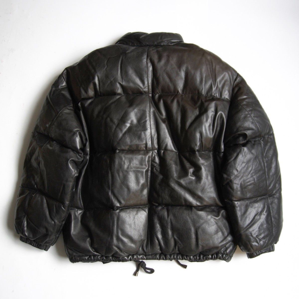 Vintage WIND ARMOR Leather Down Jacket Size LL Size US XL / EU 56 / 4 - 2 Thumbnail