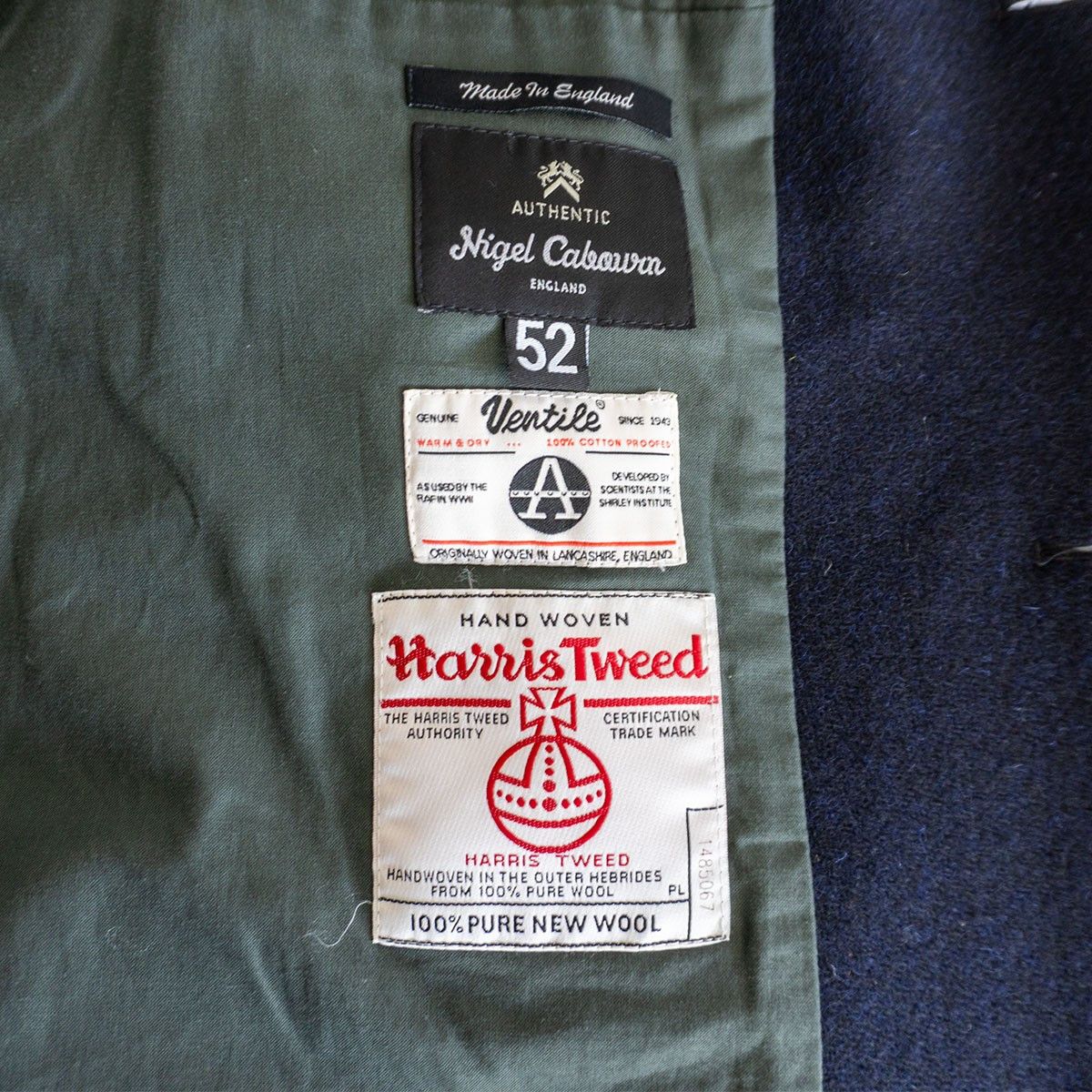Nigel Cabourn Nigel Cabourn MALLORY JACKET Harris Tweed×Ventile Size 52 Size US XL / EU 56 / 4 - 6 Thumbnail
