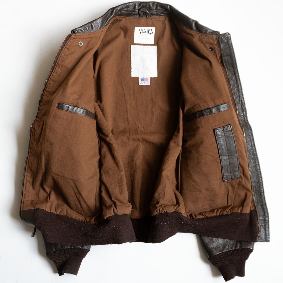 Avirex Avirex A-2 Leather Flight Jacket Size 44R Size US XXL / EU 58 / 5 - 3 Thumbnail