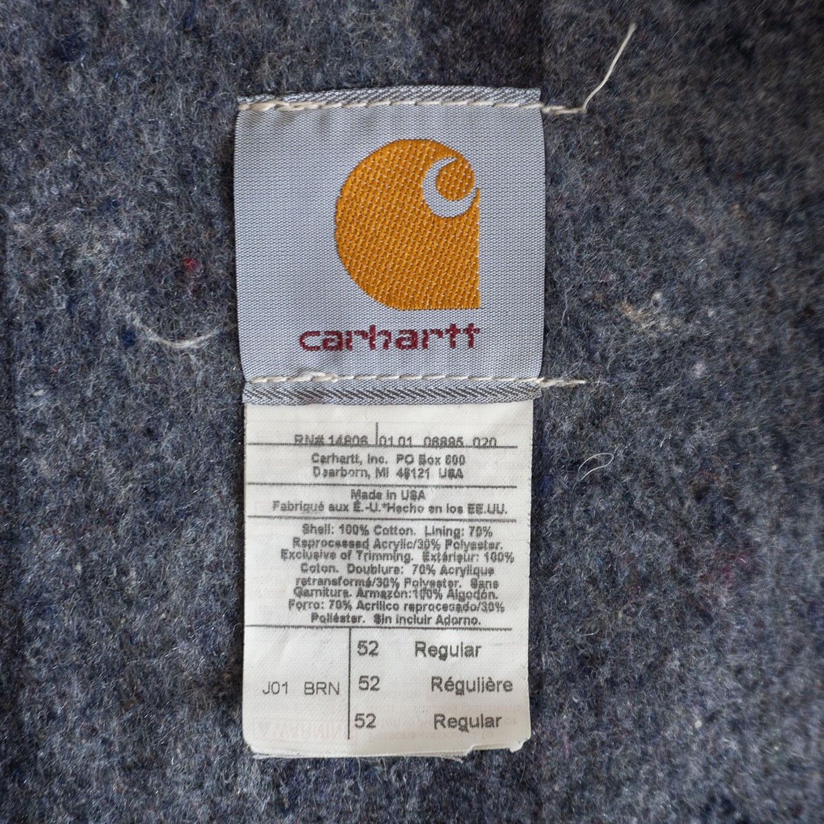 Carhartt Carhartt Detroit Jacket Size 52 Size US XL / EU 56 / 4 - 7 Thumbnail