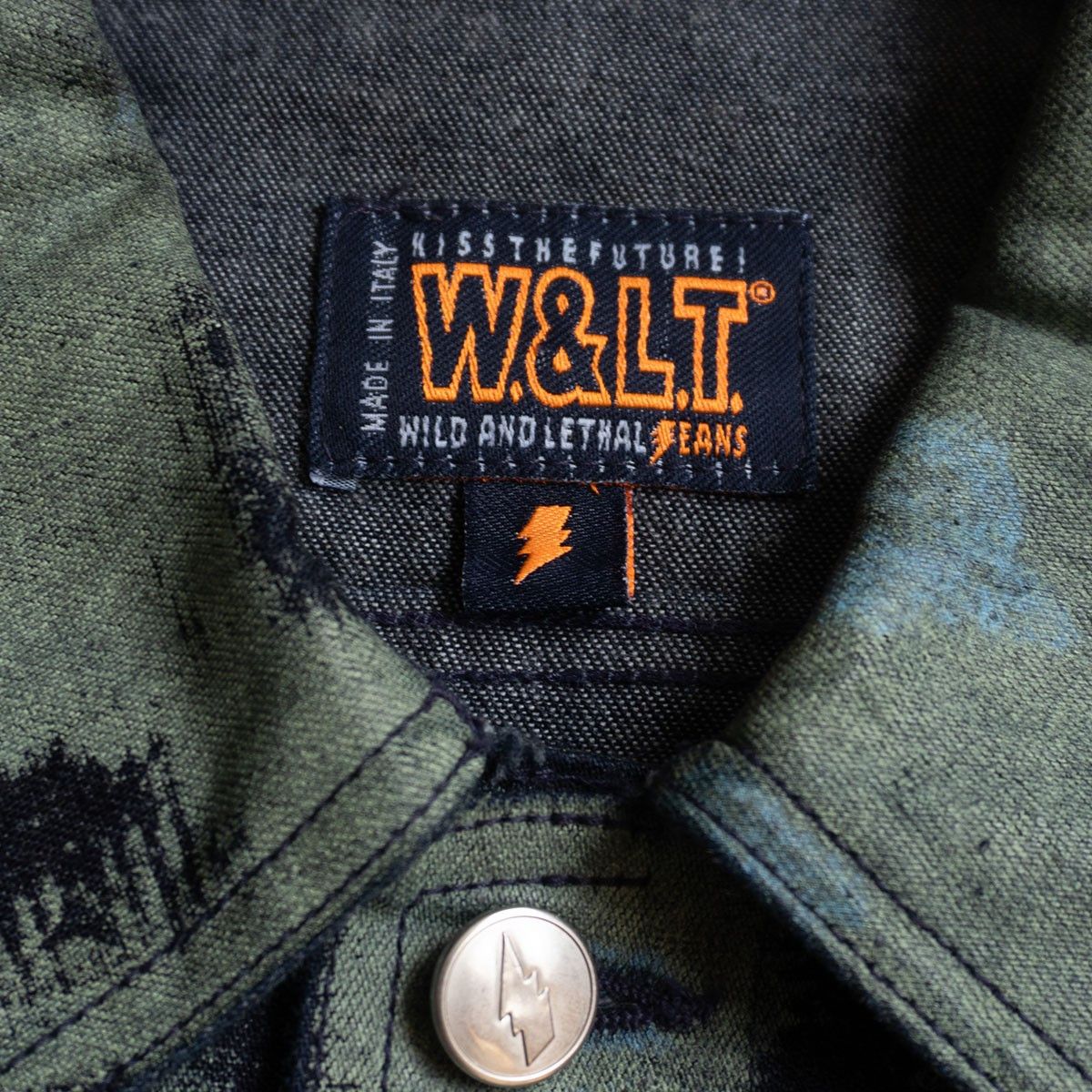 W&LT W&LT 90S Painted Jacket Size M Size US M / EU 48-50 / 2 - 2 Thumbnail