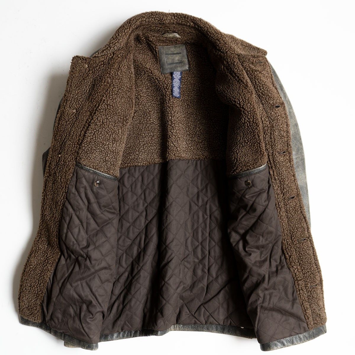 Vintage OLD GAP Distressed Shearling Jacket Size XL Size US XL / EU 56 / 4 - 4 Thumbnail