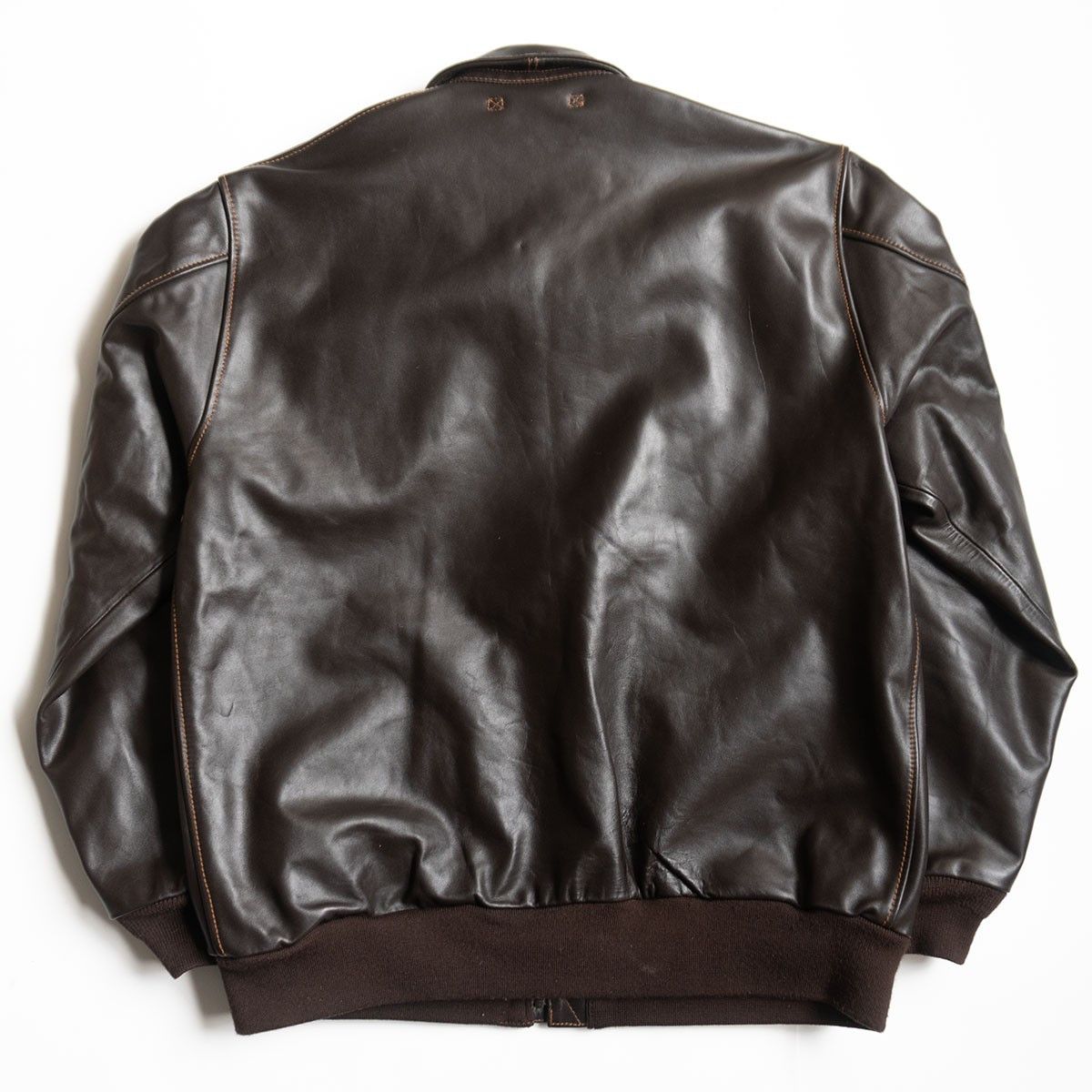 Avirex Avirex A-2 Horsehide Flight Jacket Brown Size 44 Size US S / EU 44-46 / 1 - 2 Thumbnail