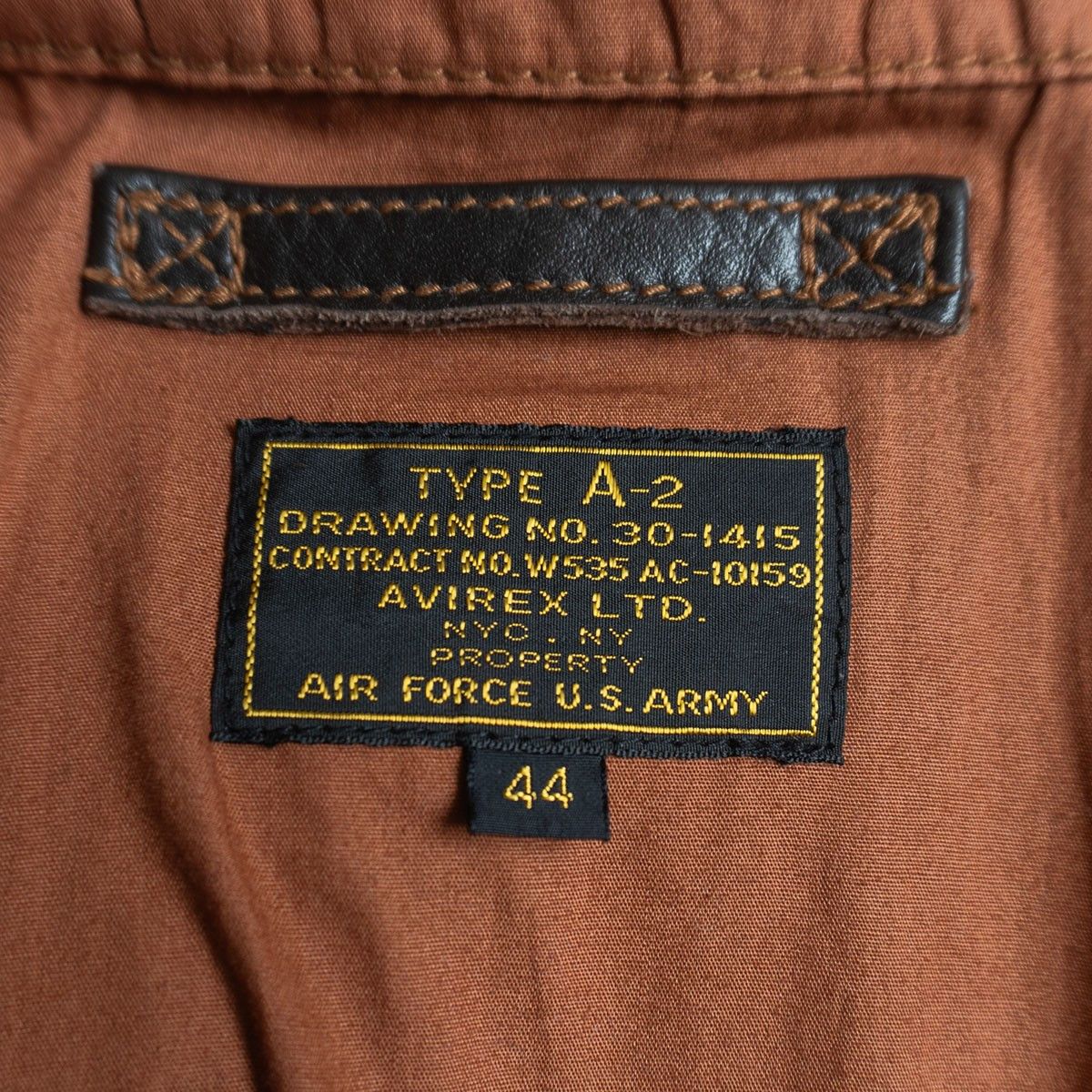 Avirex Avirex A-2 Horsehide Flight Jacket Brown Size 44 Size US S / EU 44-46 / 1 - 6 Thumbnail
