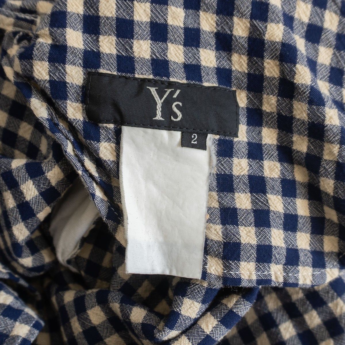 Y's Y's Gingham shirt dress Size 2 Size US M / EU 48-50 / 2 - 3 Thumbnail