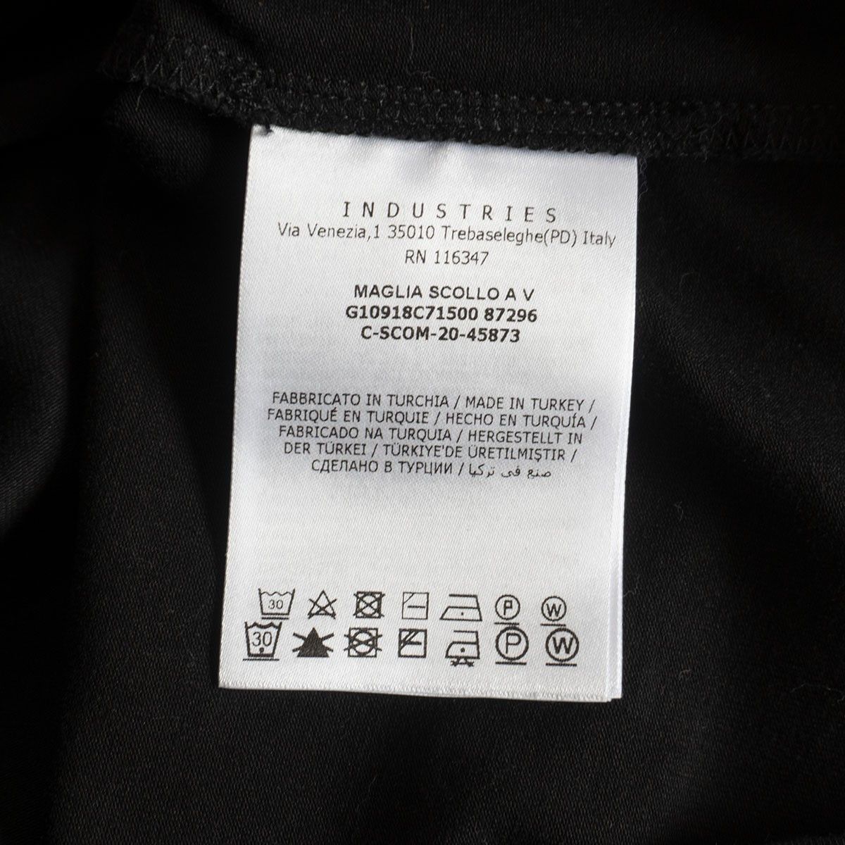 Moncler Moncler V-neck T-shirt Black Size M Size US M / EU 48-50 / 2 - 6 Thumbnail