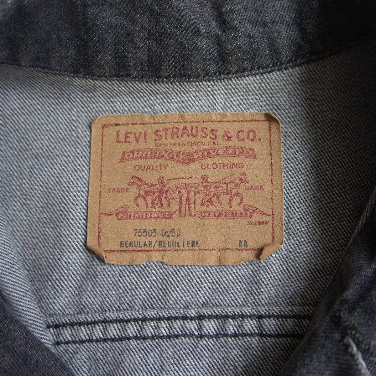 Levi's Levi's 80s Black Denim Jacket Size 44 Size US S / EU 44-46 / 1 - 5 Thumbnail