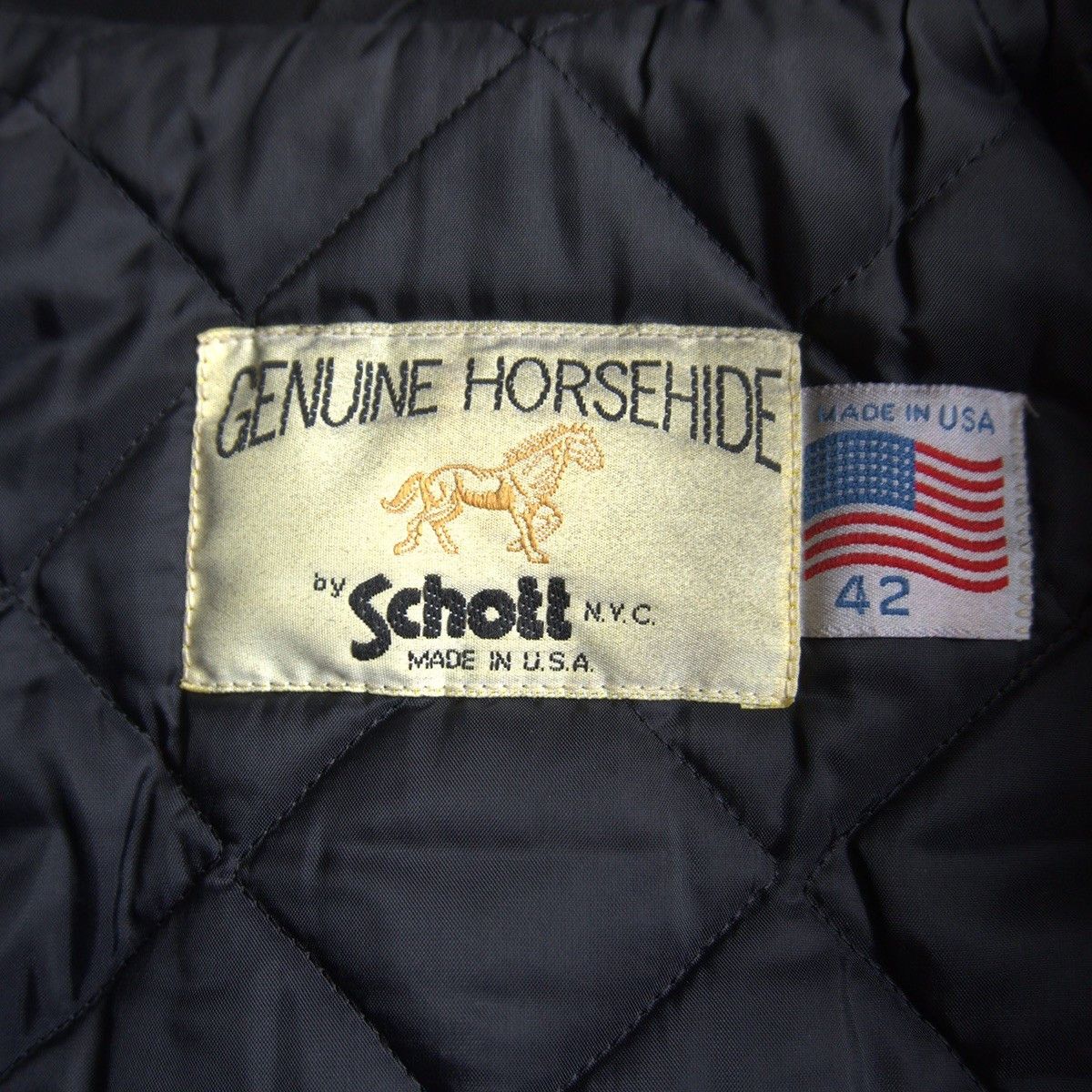 Schott Schott 689H RIDERS HORSEHIDE Jacket Size 42 Size US XS / EU 42 / 0 - 7 Thumbnail
