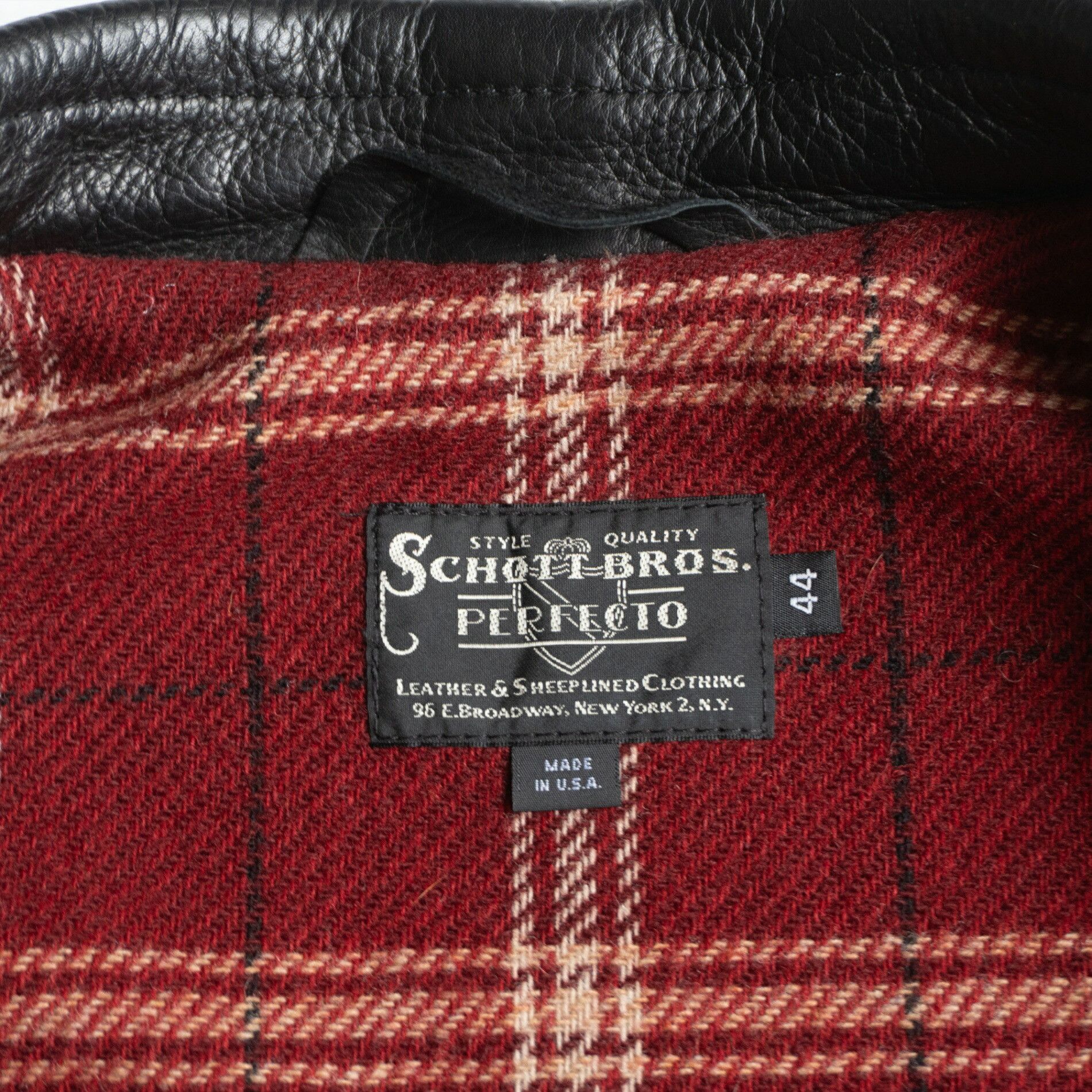 Schott Schott D-Pocket Double Rider Riders Jacket Size 44 Size US S / EU 44-46 / 1 - 6 Thumbnail