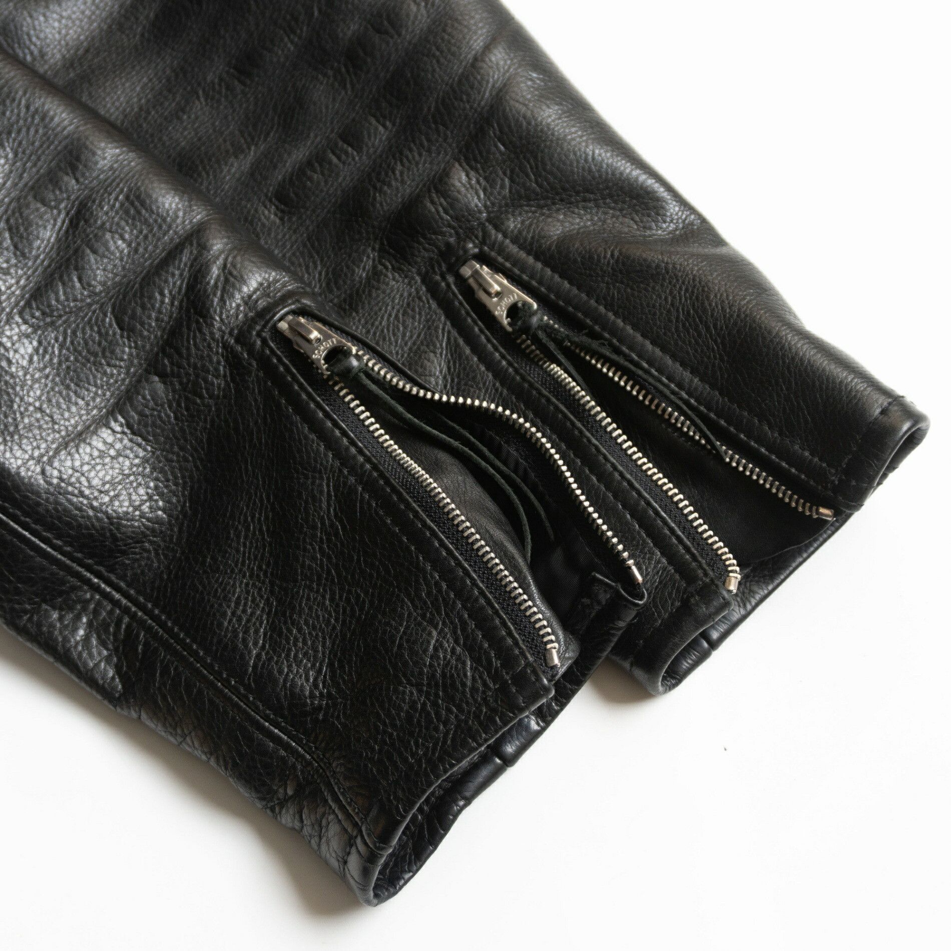 Schott Schott D-Pocket Double Rider Riders Jacket Size 44 Size US S / EU 44-46 / 1 - 5 Thumbnail